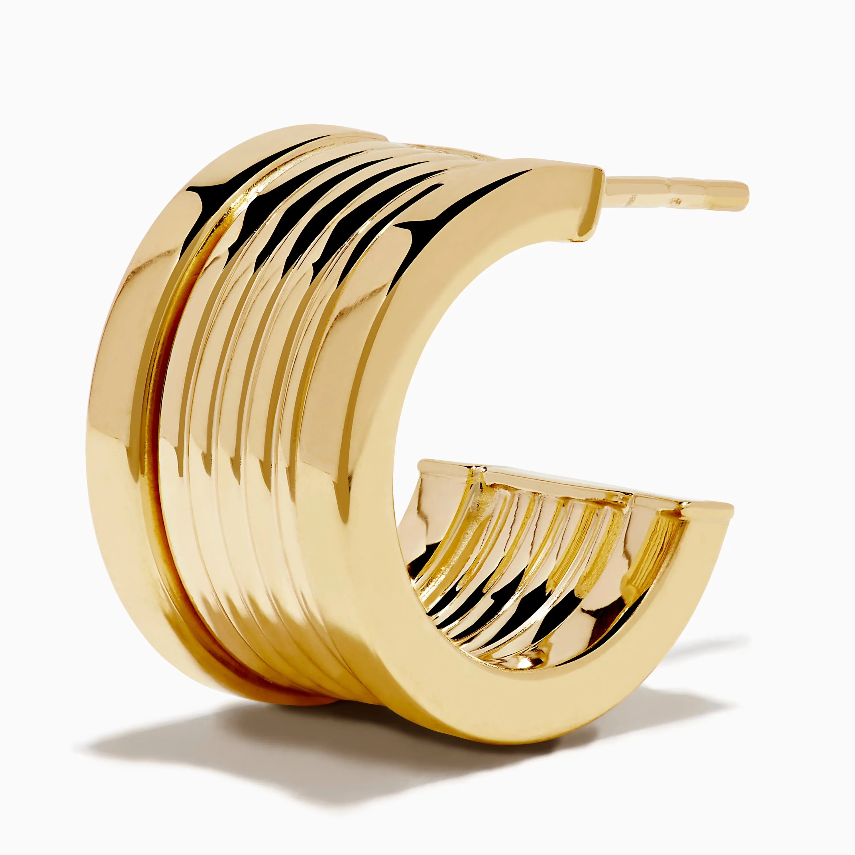 14K Yellow Gold Huggie Earrings sold by Effy product image thumbnail 2