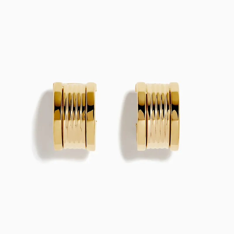 14K Yellow Gold Huggie Earrings sold by Effy