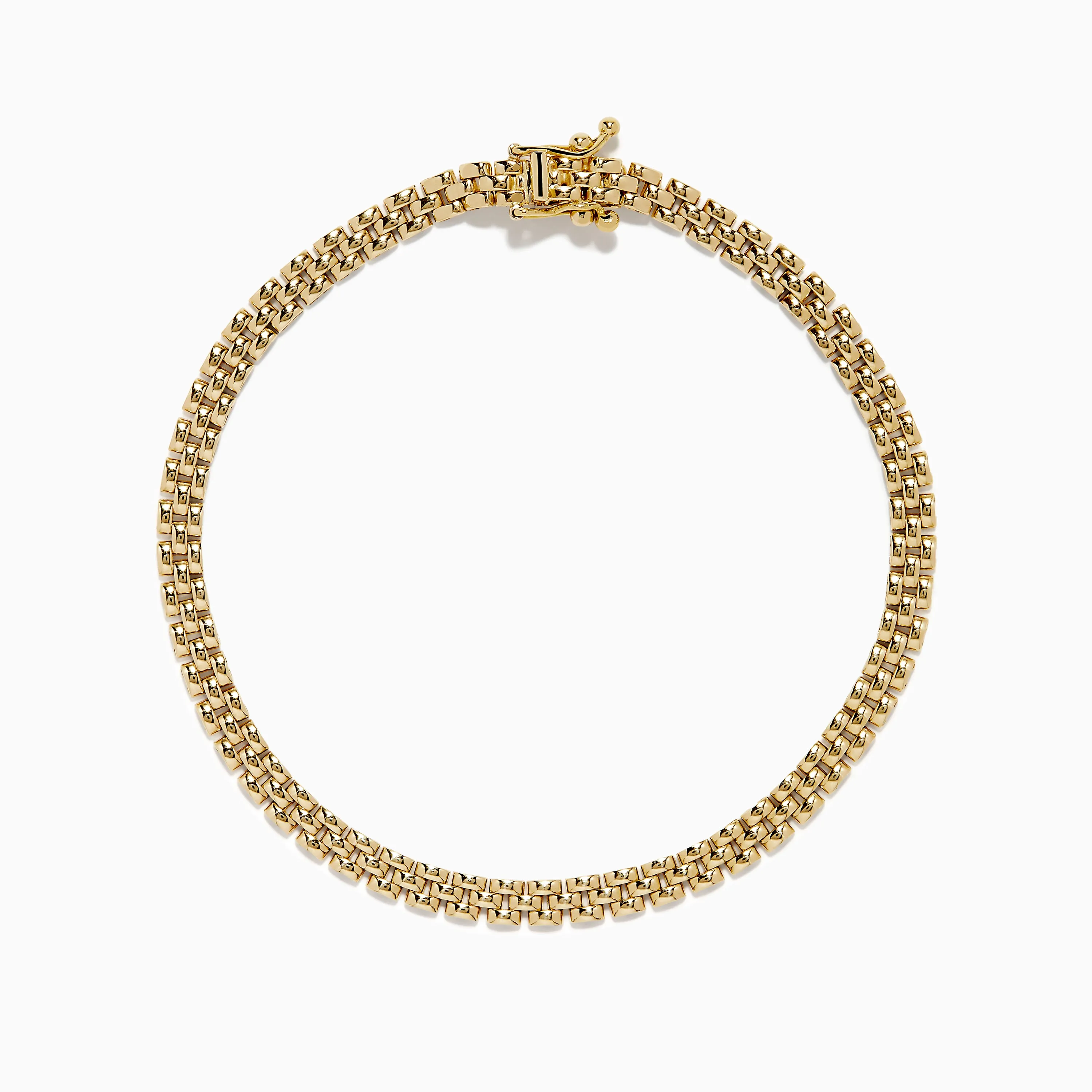 14K Yellow Gold Panther Chain Bracelet sold by Effy