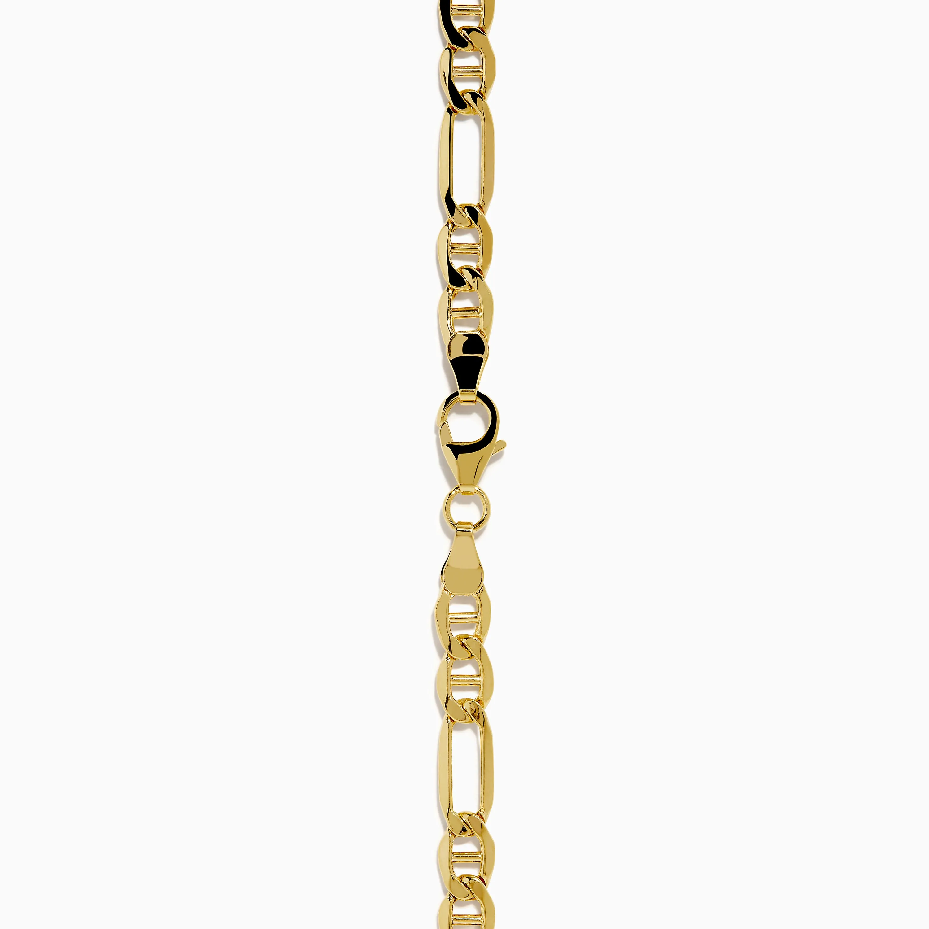 14K Yellow Gold Hollow Figaro Necklace sold by Effy product image thumbnail 4