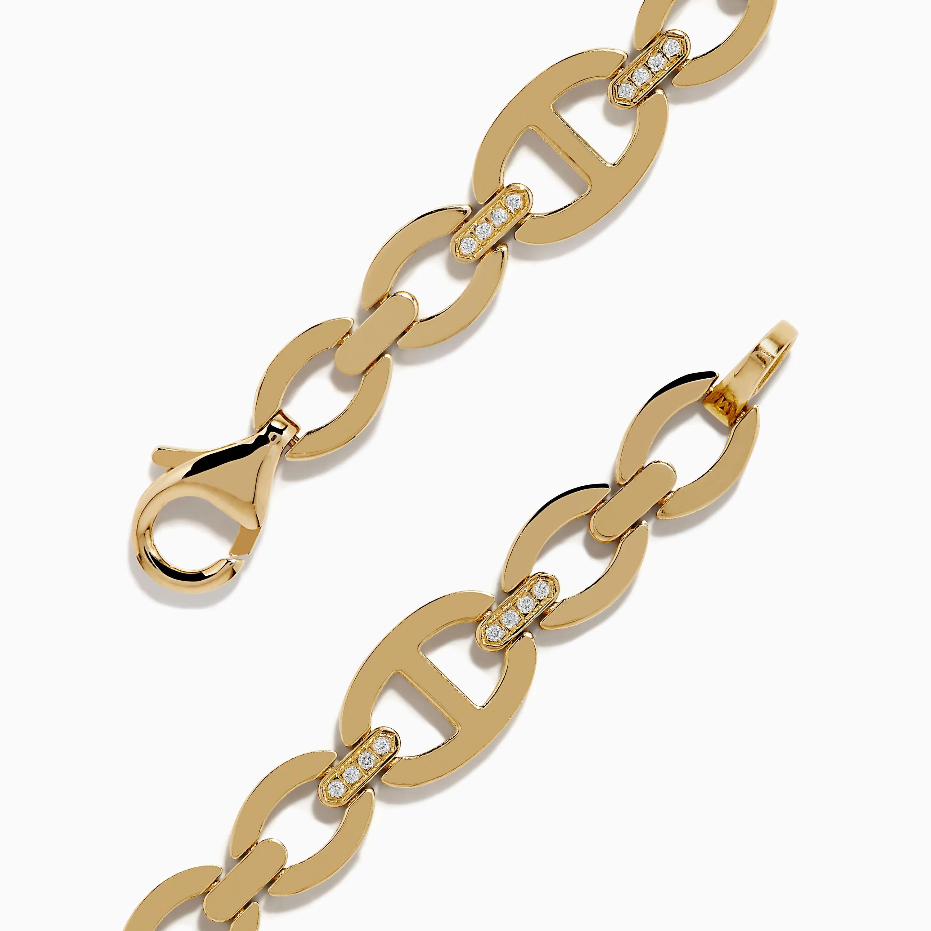 D'Oro 14K Yellow Gold Diamond Bracelet sold by Effy product image thumbnail 4
