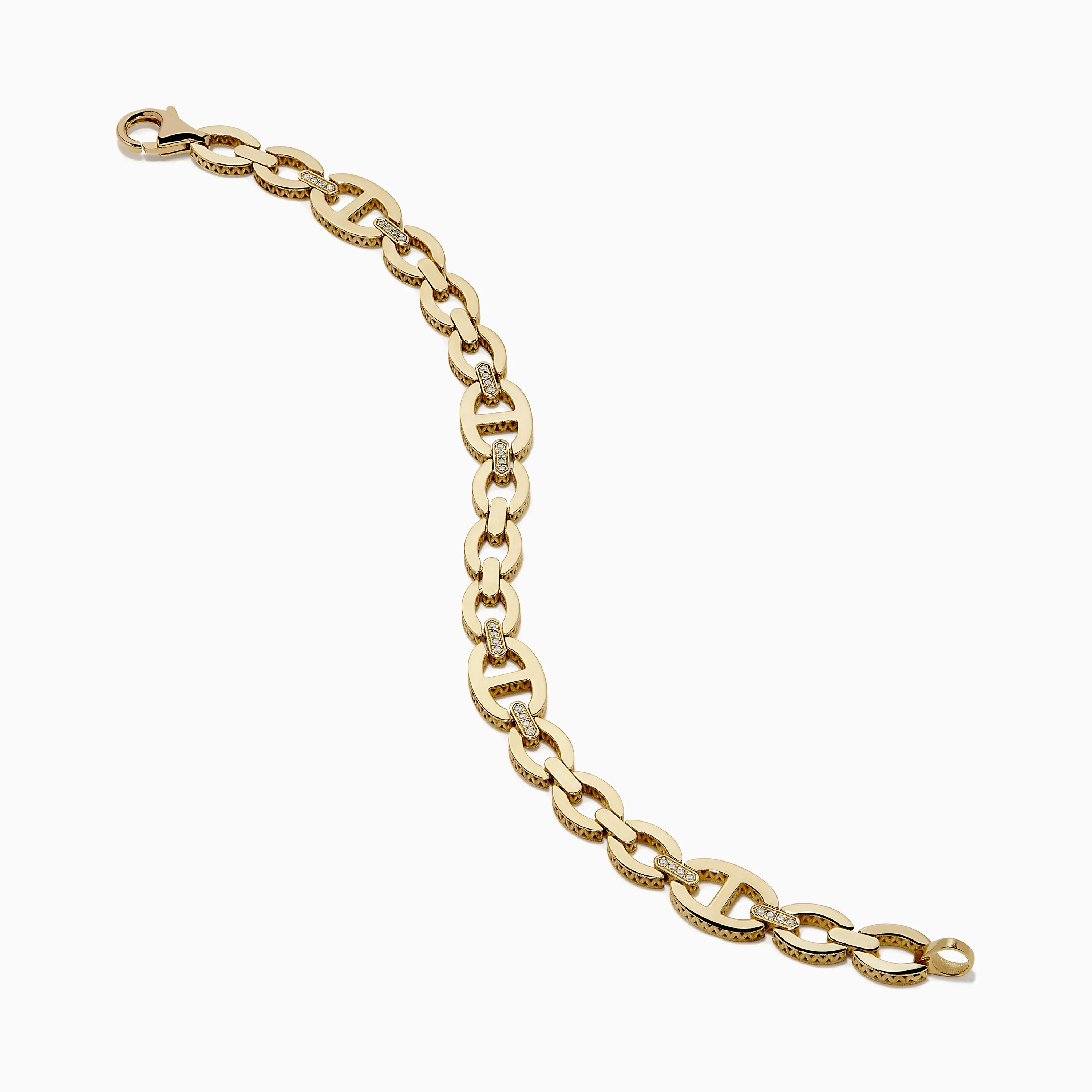 D'Oro 14K Yellow Gold Diamond Bracelet sold by Effy product image thumbnail 2