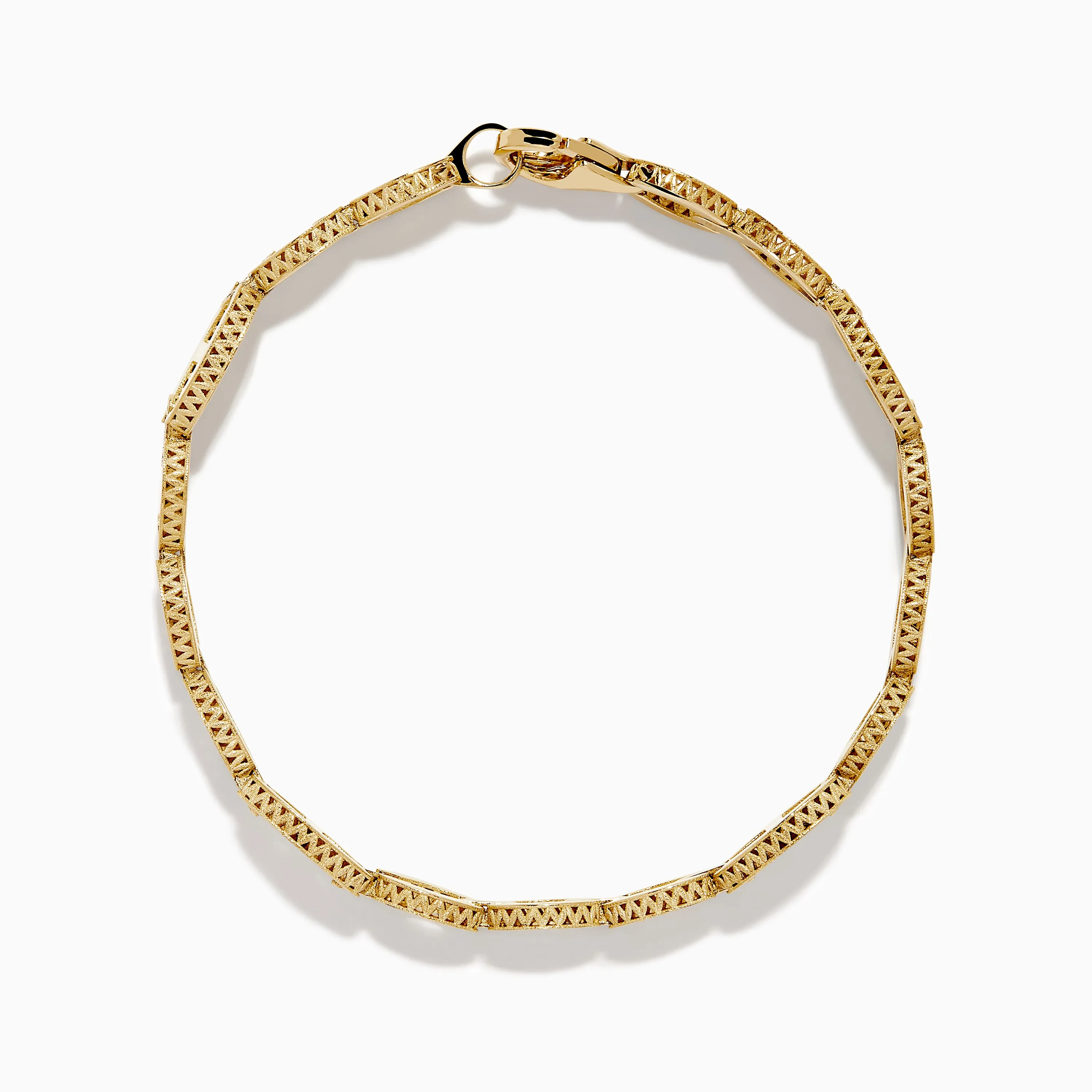 D'Oro 14K Yellow Gold Diamond Bracelet sold by Effy product image thumbnail 3