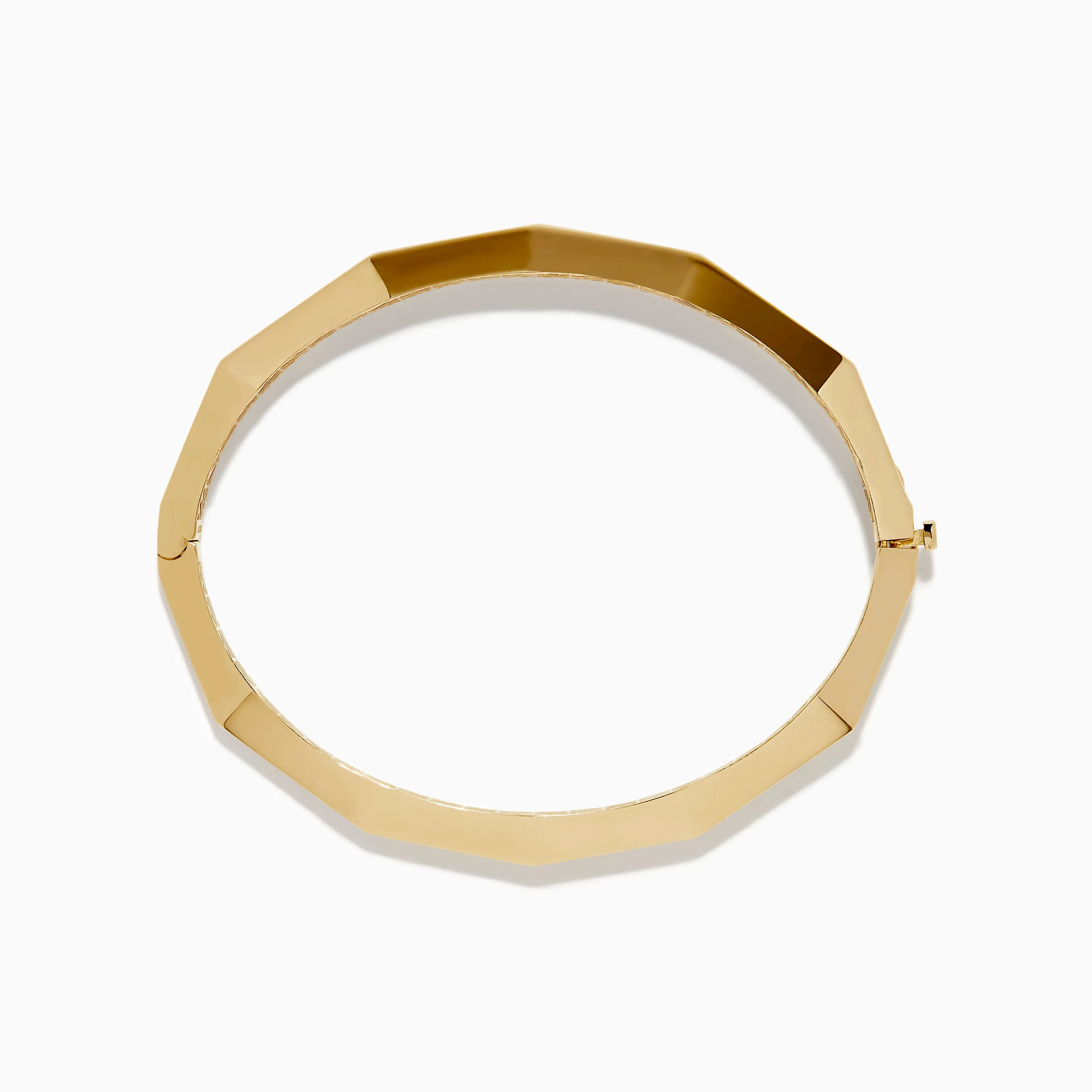 14K Yellow Gold Bamboo Design with Hinge Bracelet sold by Effy product image thumbnail 3