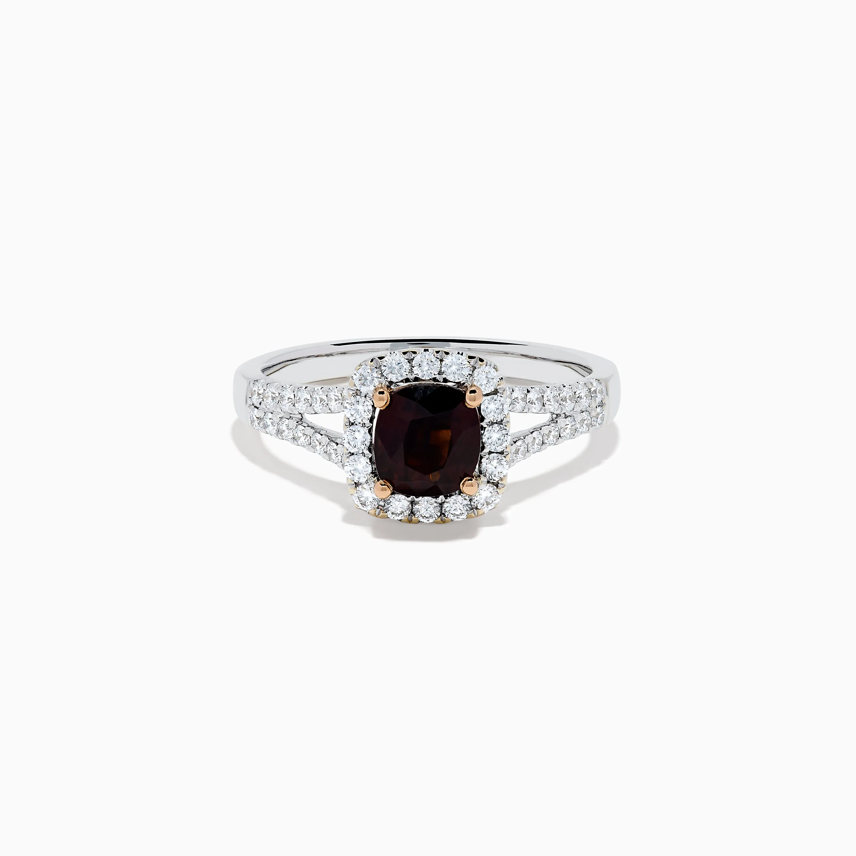 18K White Gold GIA Certified Alexandrite and Diamond Ring sold by Effy