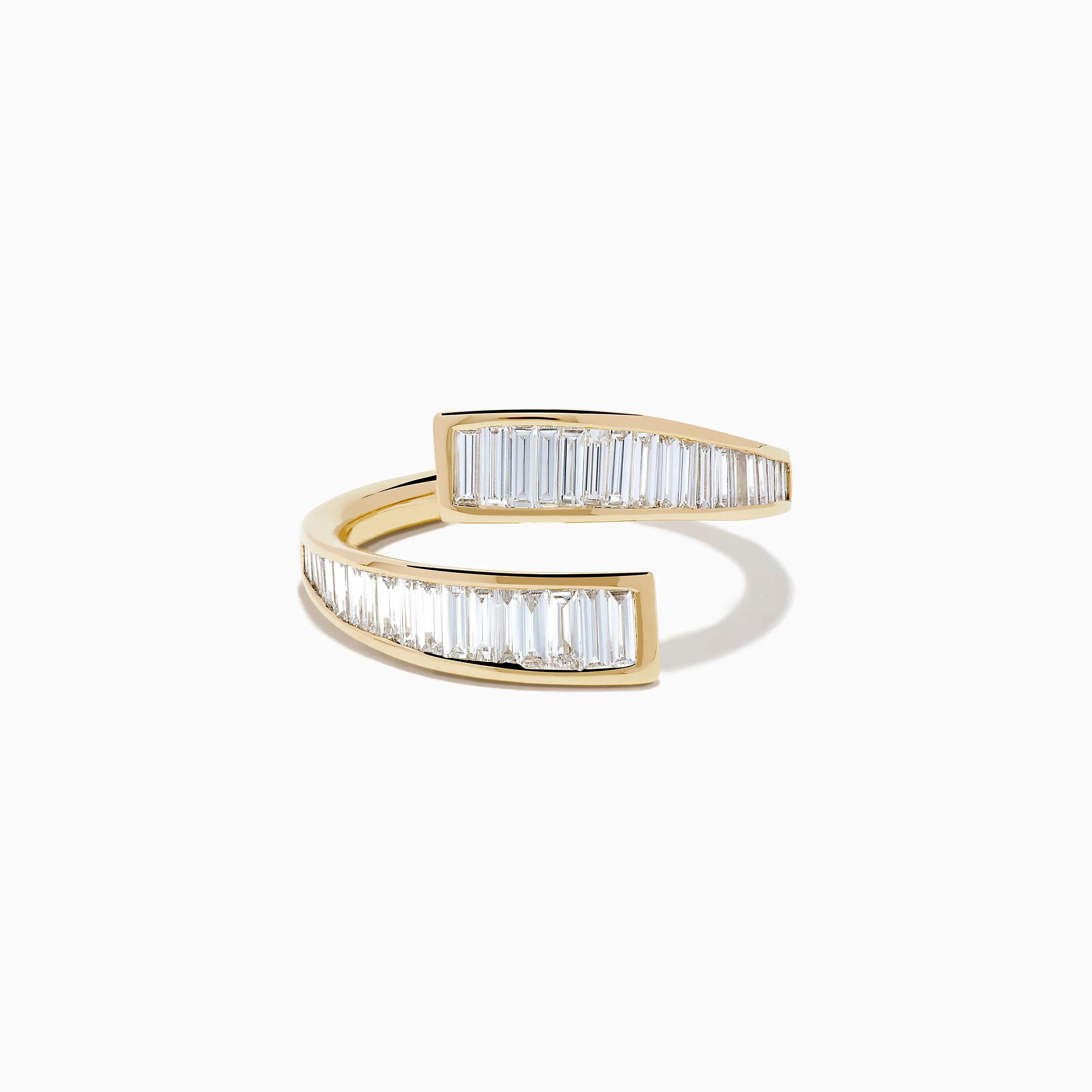 D'Oro 14K Yellow Gold Diamond Bypass Ring sold by Effy