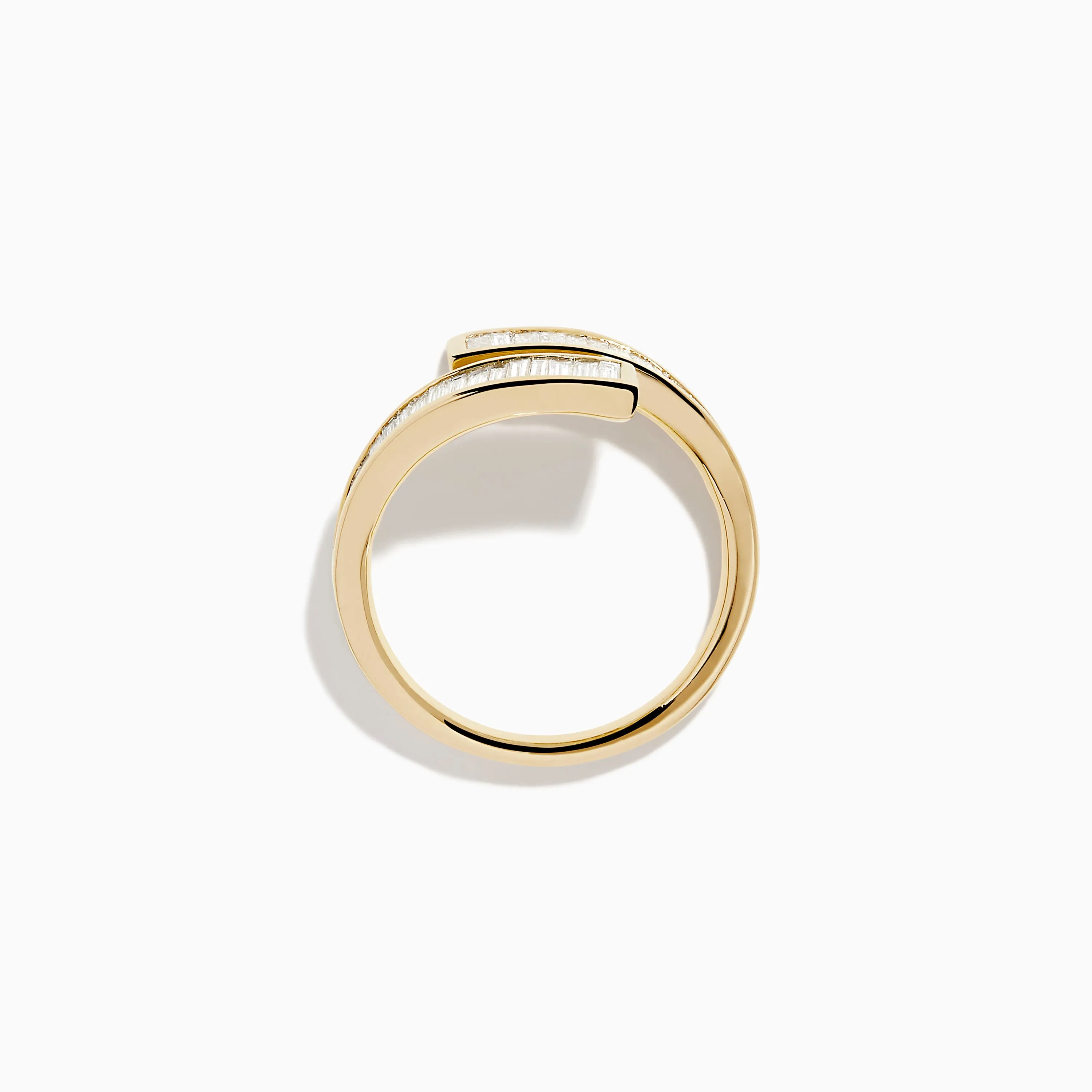 D'Oro 14K Yellow Gold Diamond Bypass Ring sold by Effy product image thumbnail 3