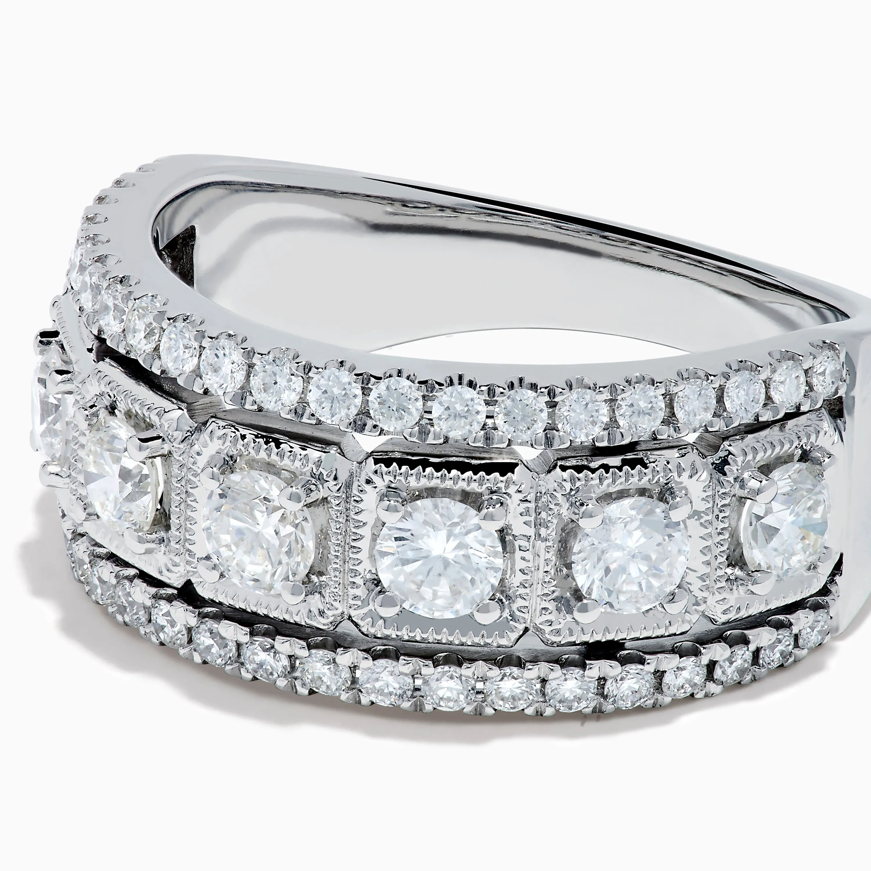 Classique 14K White Gold Diamond Ring sold by Effy product image thumbnail 2