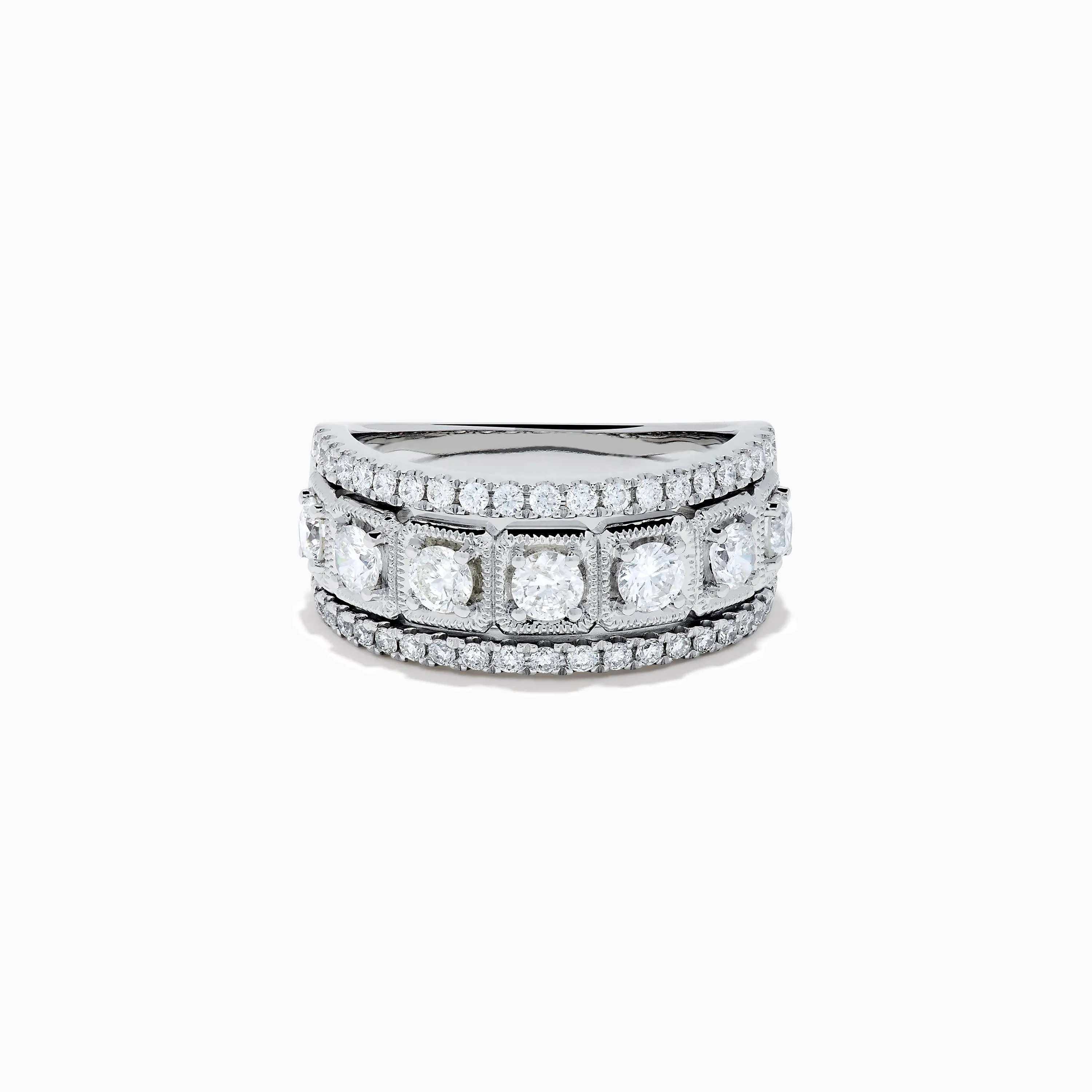 Classique 14K White Gold Diamond Ring sold by Effy