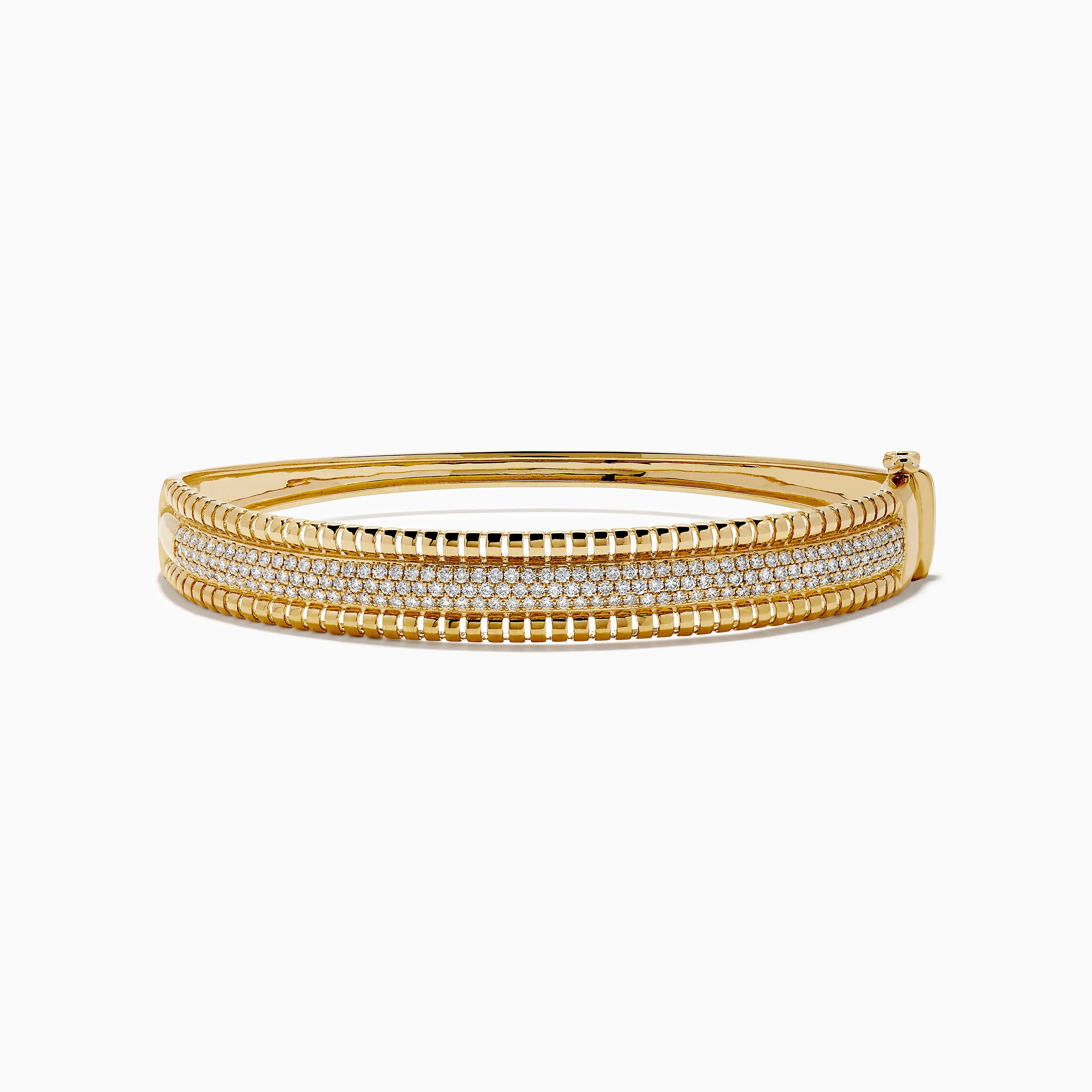 D'Oro 14K Yellow Gold Diamond Bangle sold by Effy