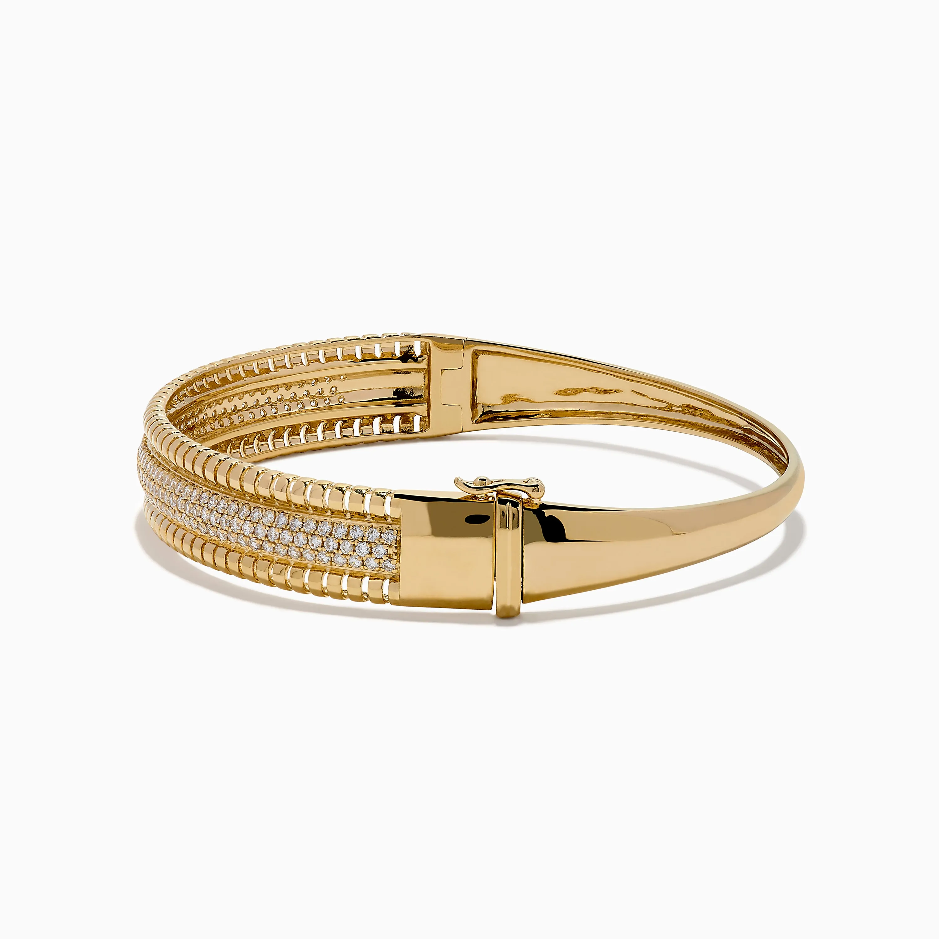 D'Oro 14K Yellow Gold Diamond Bangle sold by Effy product image thumbnail 4