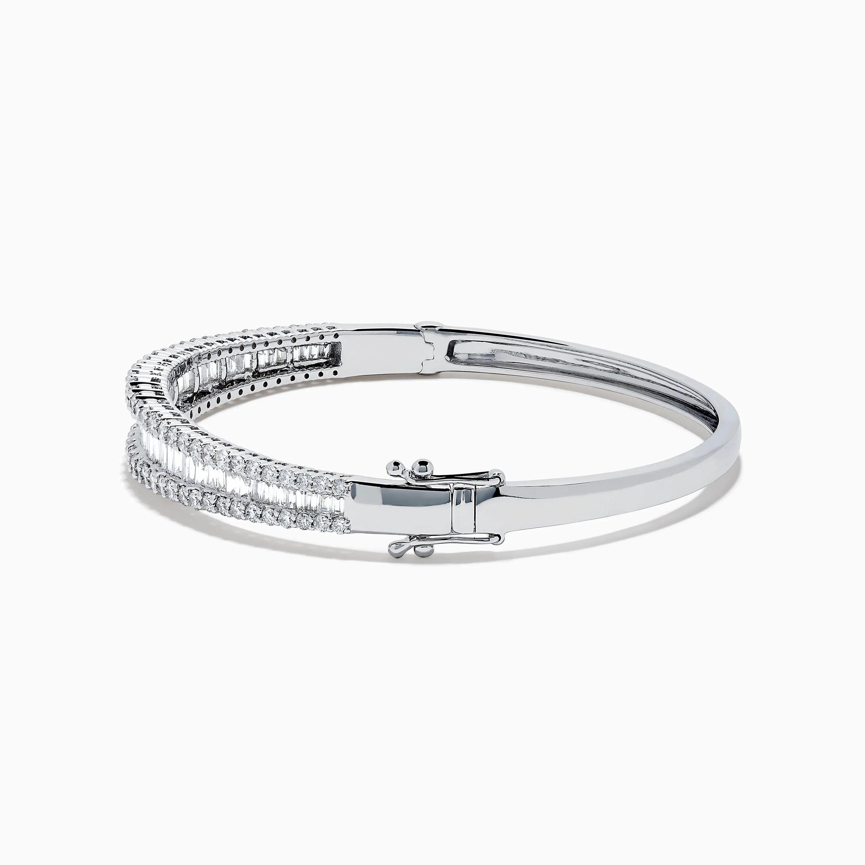 Classique 14K White Gold Diamond Bangle sold by Effy product image thumbnail 4