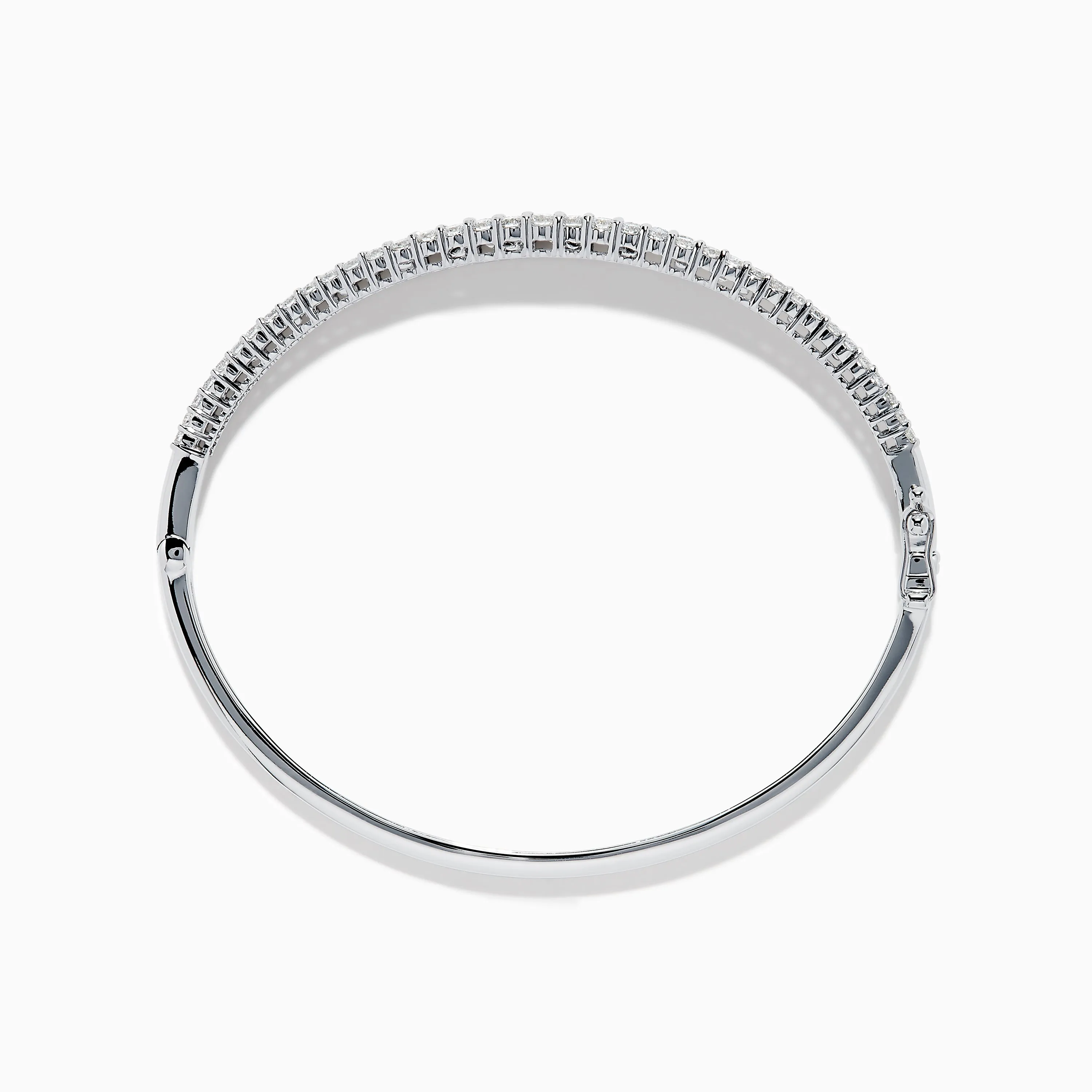 Classique 14K White Gold Diamond Bangle sold by Effy product image thumbnail 3