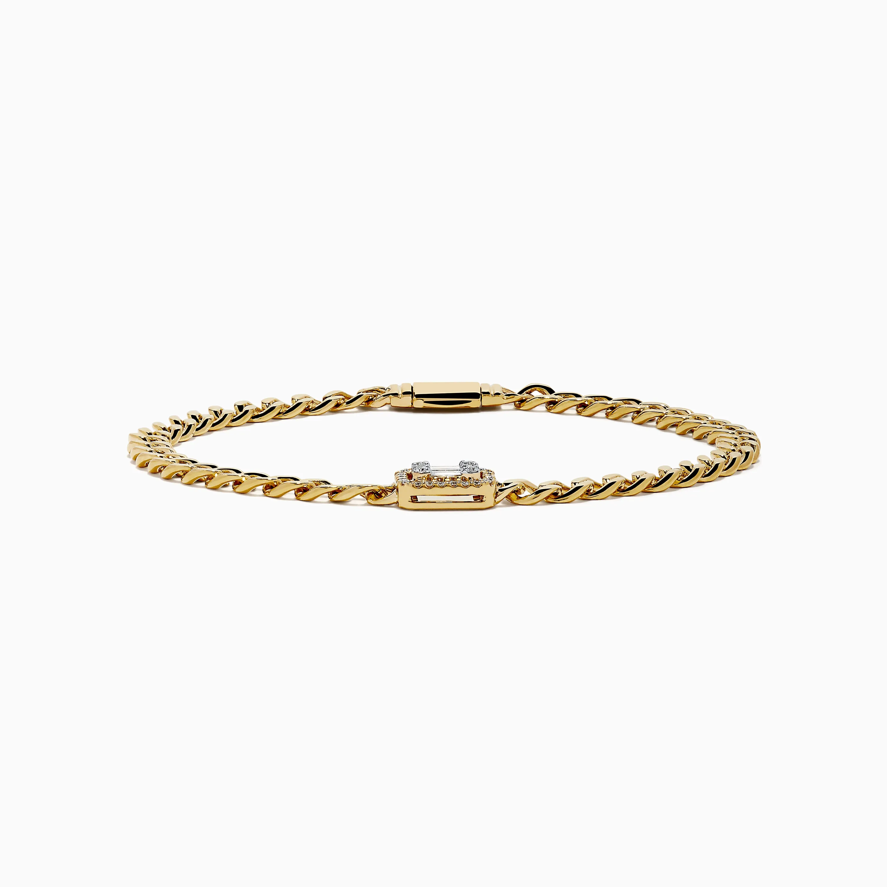 D'Oro 14K Yellow Gold Diamond Bracelet sold by Effy product image thumbnail 3