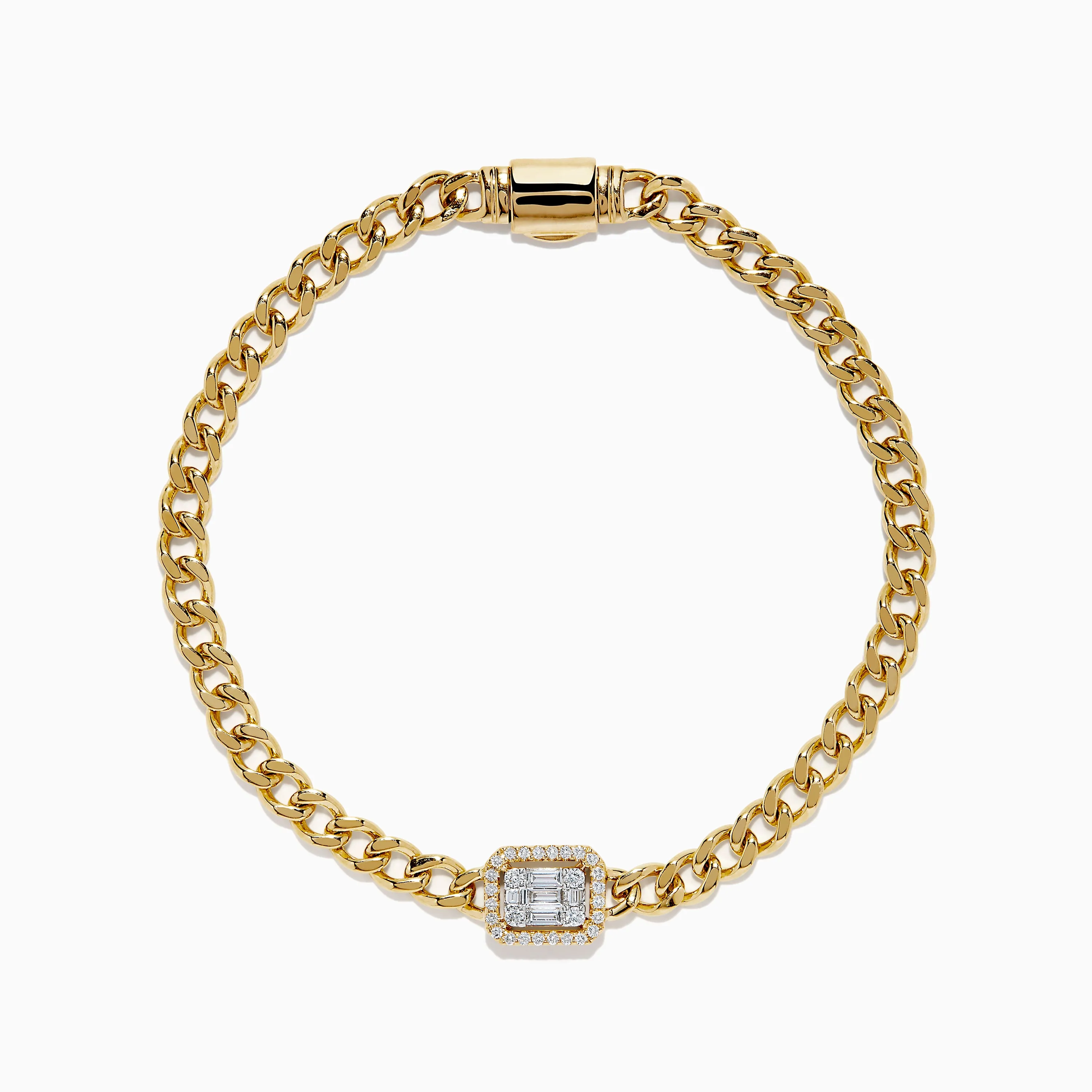 D'Oro 14K Yellow Gold Diamond Bracelet sold by Effy