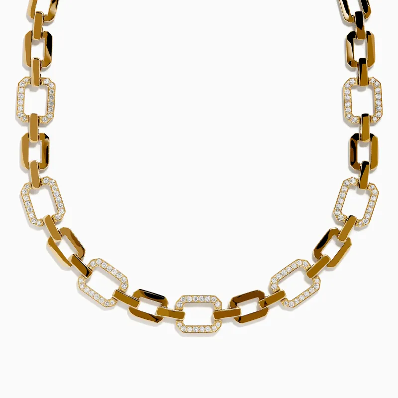 D'Oro 14K Yellow Gold Diamond Necklace sold by Effy