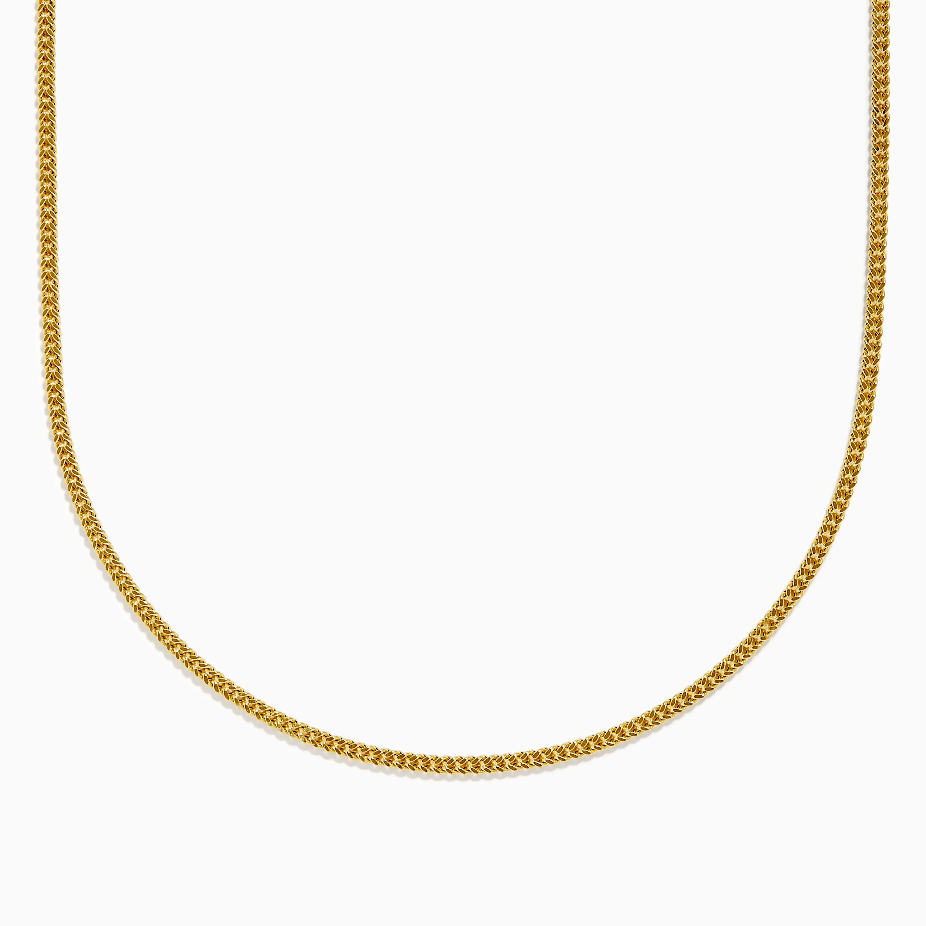 Men's 14K Yellow Gold Hollow Franco Necklace sold by Effy