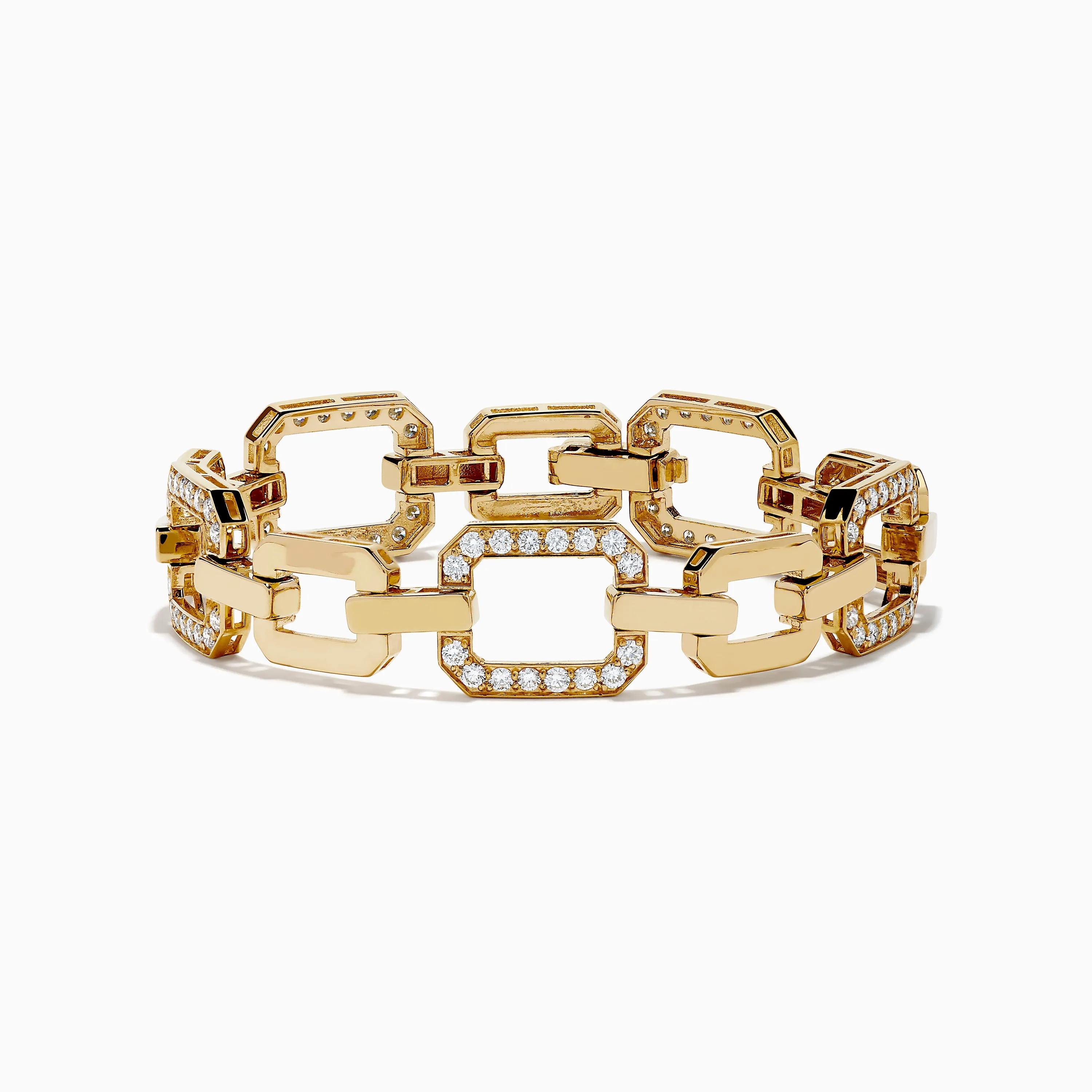 D'Oro 14K Yellow Gold Diamond Bracelet sold by Effy