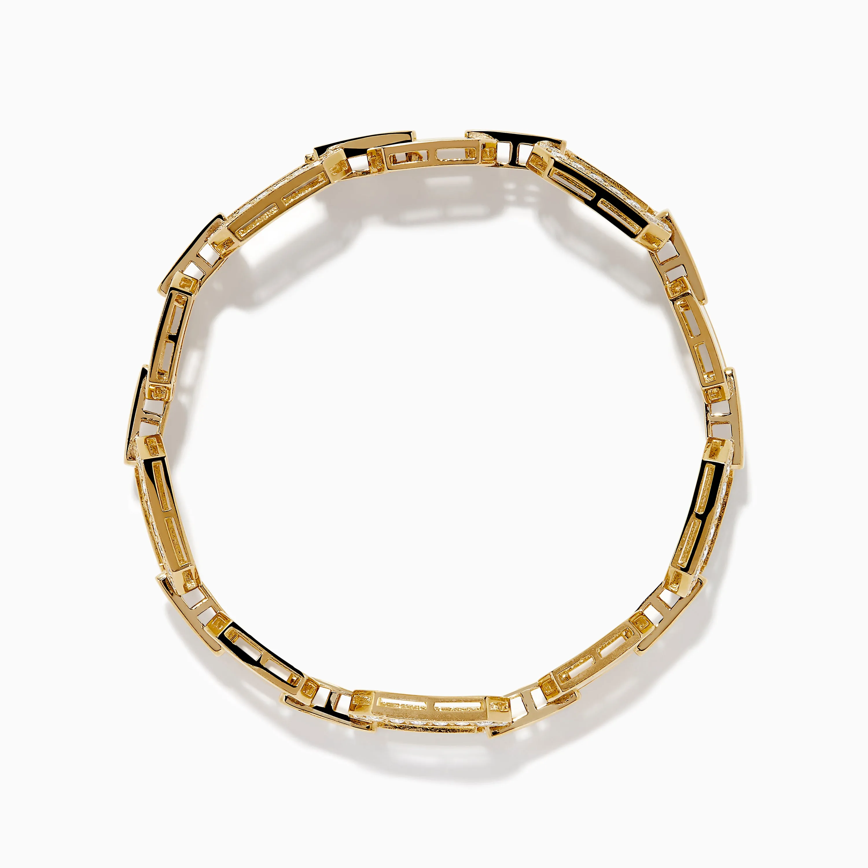 D'Oro 14K Yellow Gold Diamond Bracelet sold by Effy product image thumbnail 3