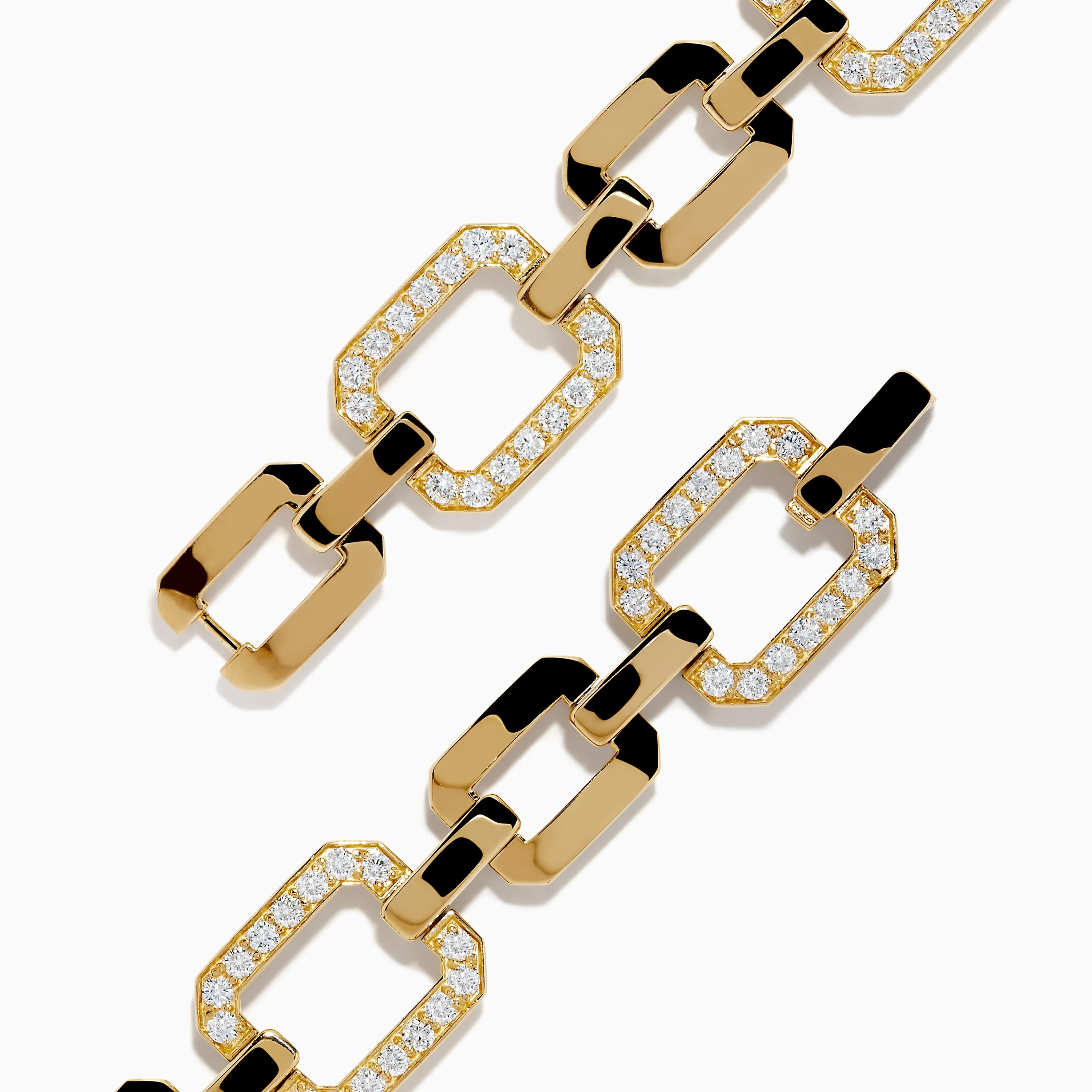 D'Oro 14K Yellow Gold Diamond Bracelet sold by Effy product image thumbnail 4