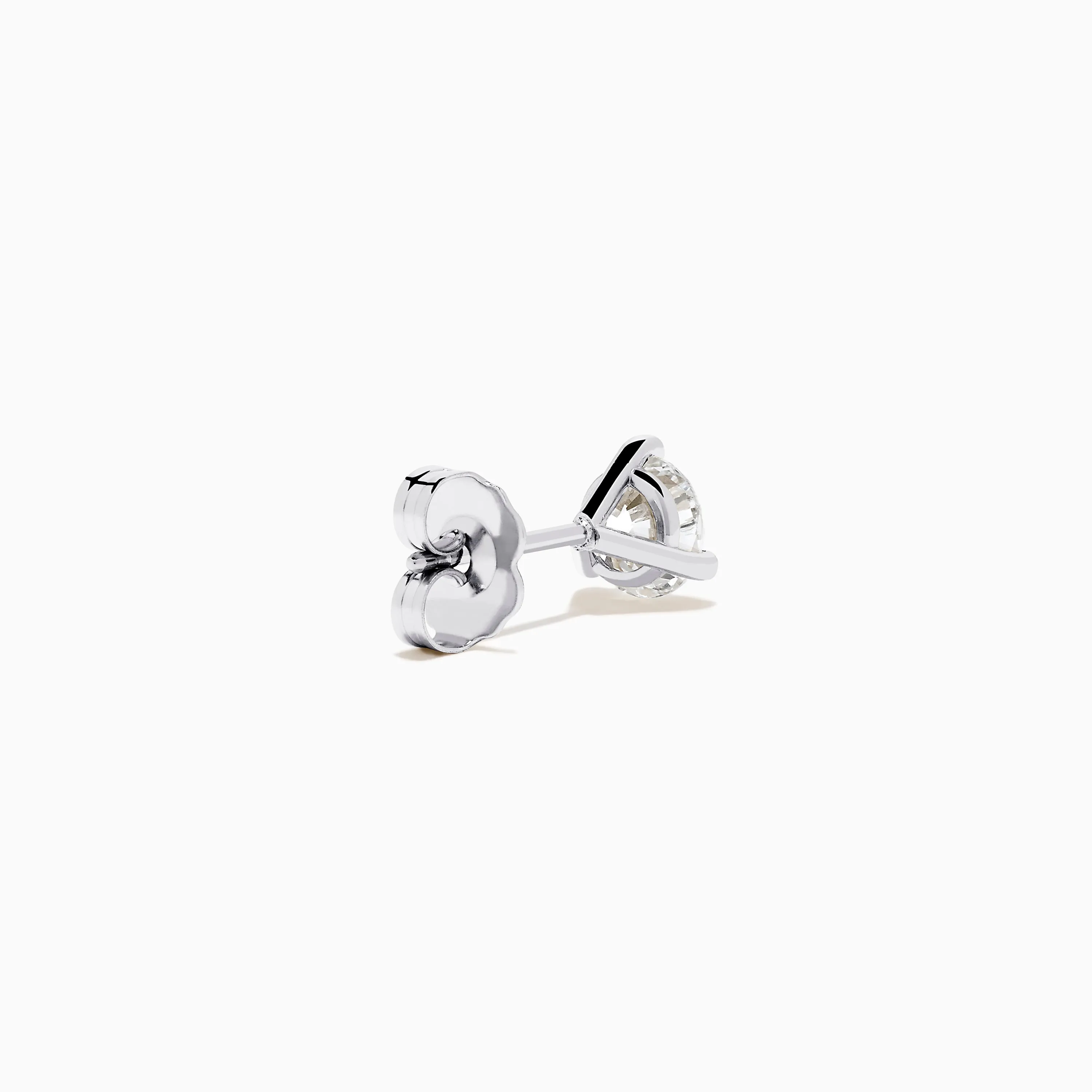 Lab Grown Diamond 1.00ct Stud Earrings in 14K White Gold sold by Effy product image thumbnail 4