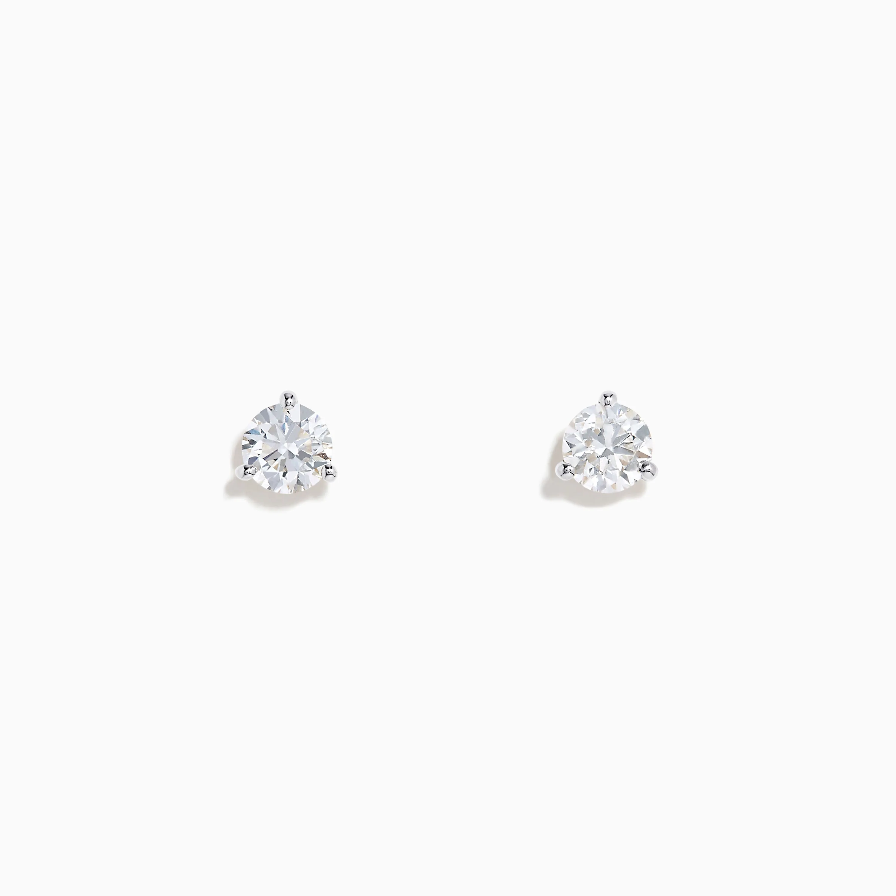 Lab Grown Diamond 1.00ct Stud Earrings in 14K White Gold sold by Effy