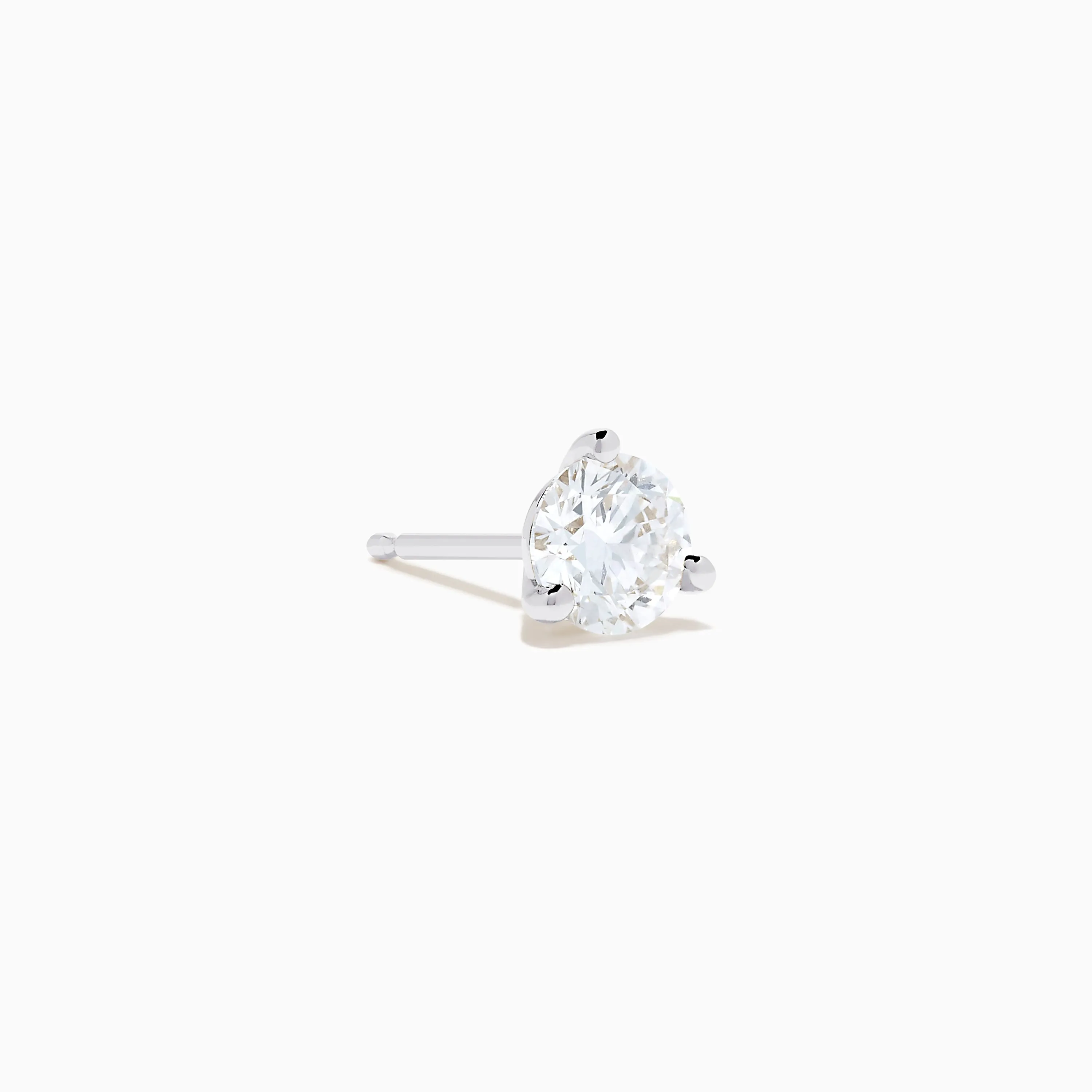 Lab Grown Diamond 1.00ct Stud Earrings in 14K White Gold sold by Effy product image thumbnail 3