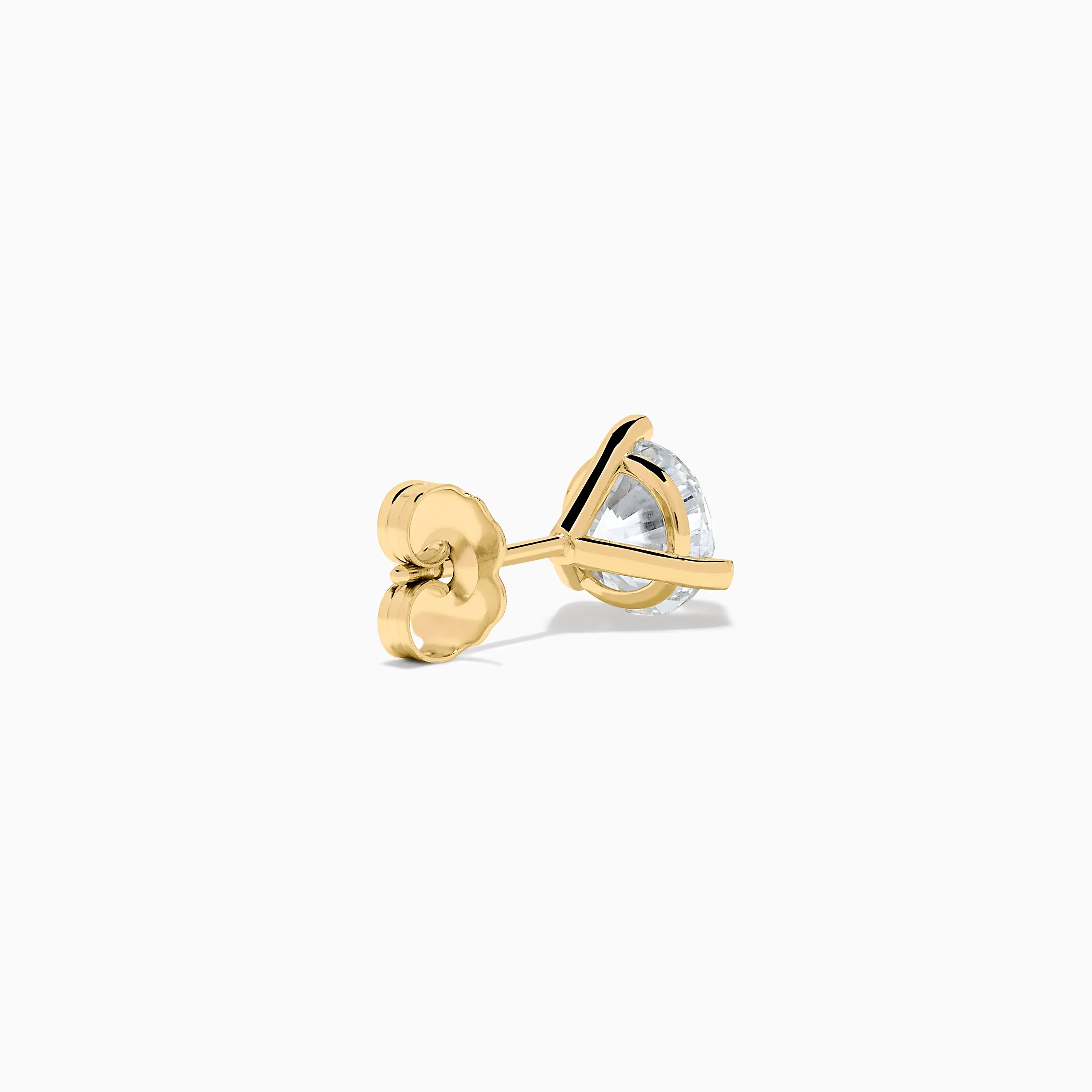Lab Grown Diamond 2.00ct Stud Earrings in 14K Yellow Gold sold by Effy product image thumbnail 4