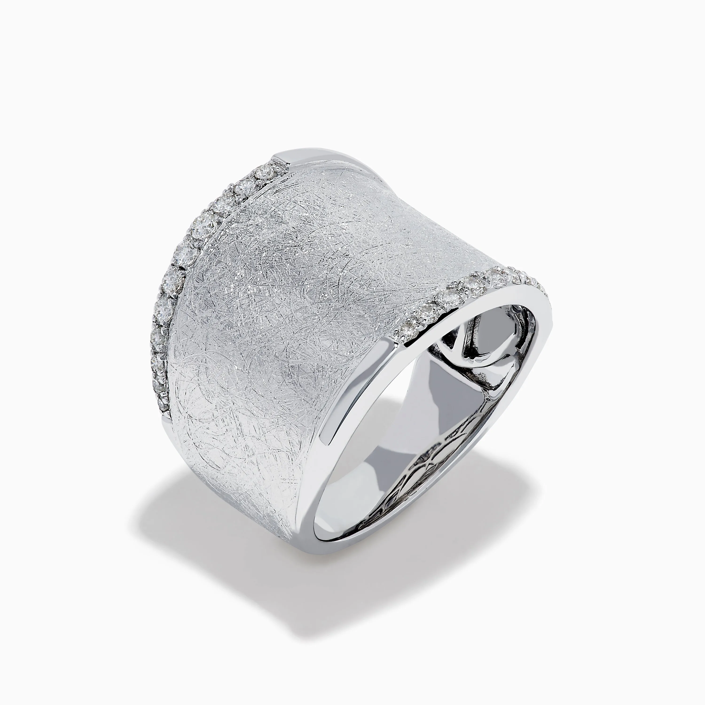 925 Sterling Silver Diamond Accented Wide Ring sold by Effy product image thumbnail 4