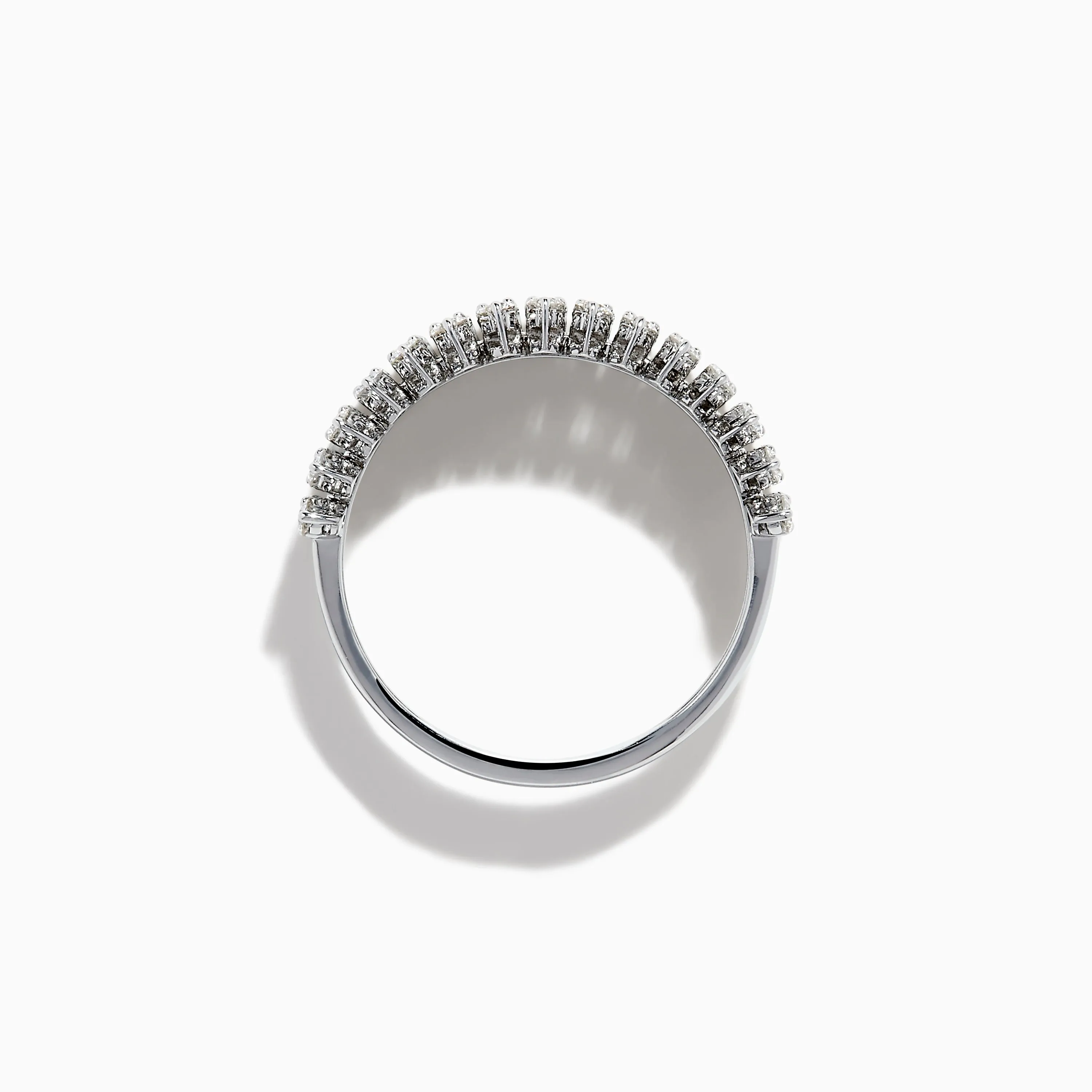 14K White Gold Baguette and Round Diamond Statement Ring sold by Effy product image thumbnail 3