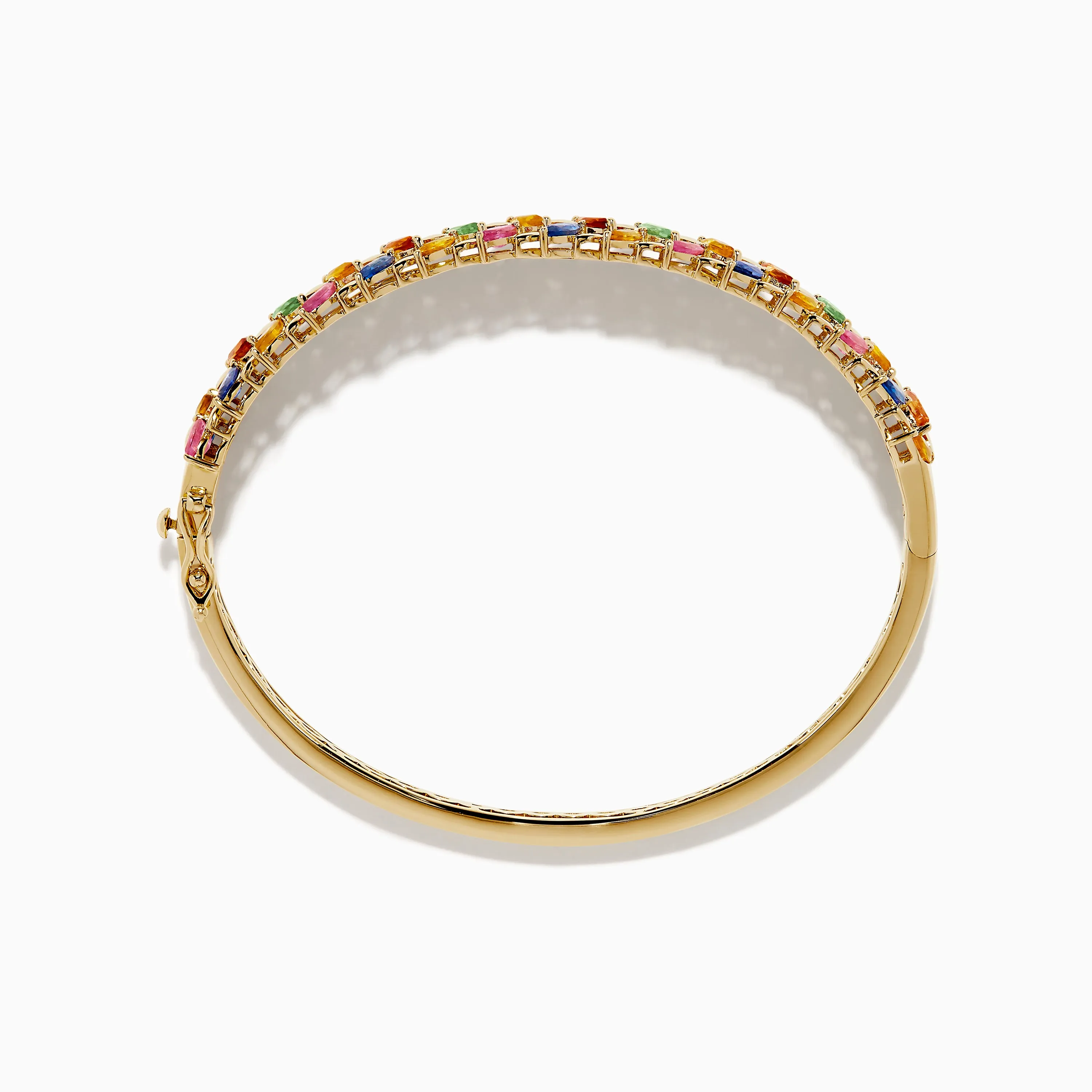 Watercolors 14K Yellow Gold Multi Sapphire Bangle sold by Effy product image thumbnail 3