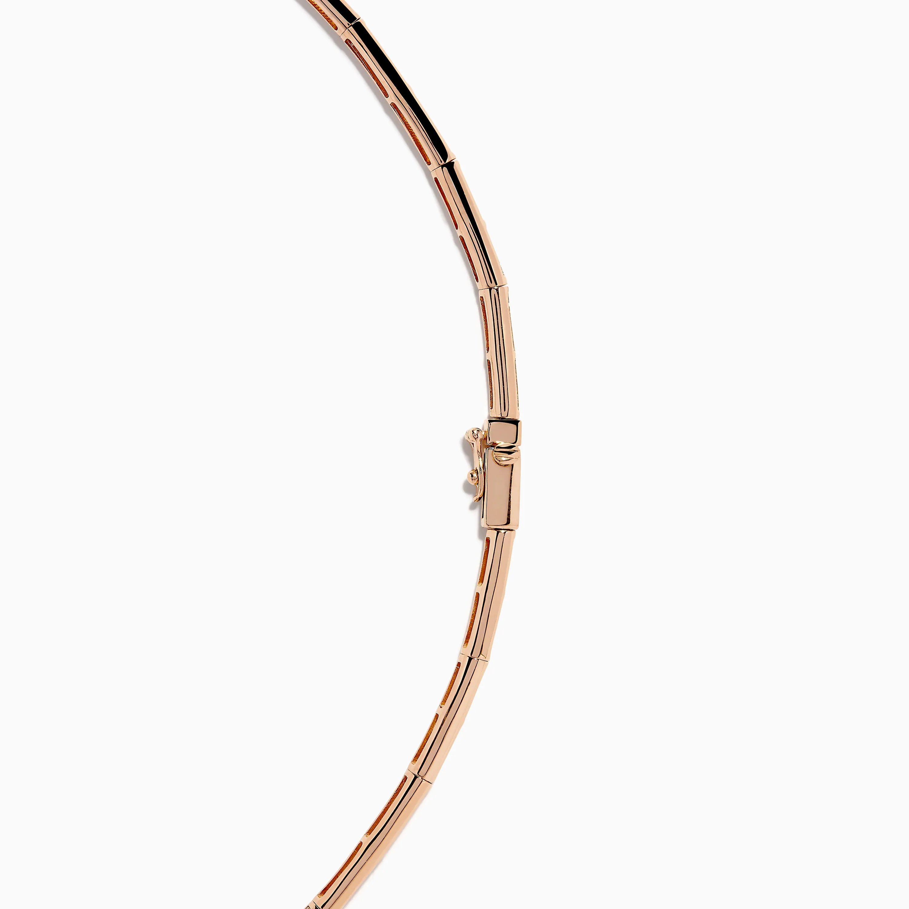 Signature 14K Rose Gold Diamond and Emerald Panther Necklace sold by Effy product image thumbnail 4