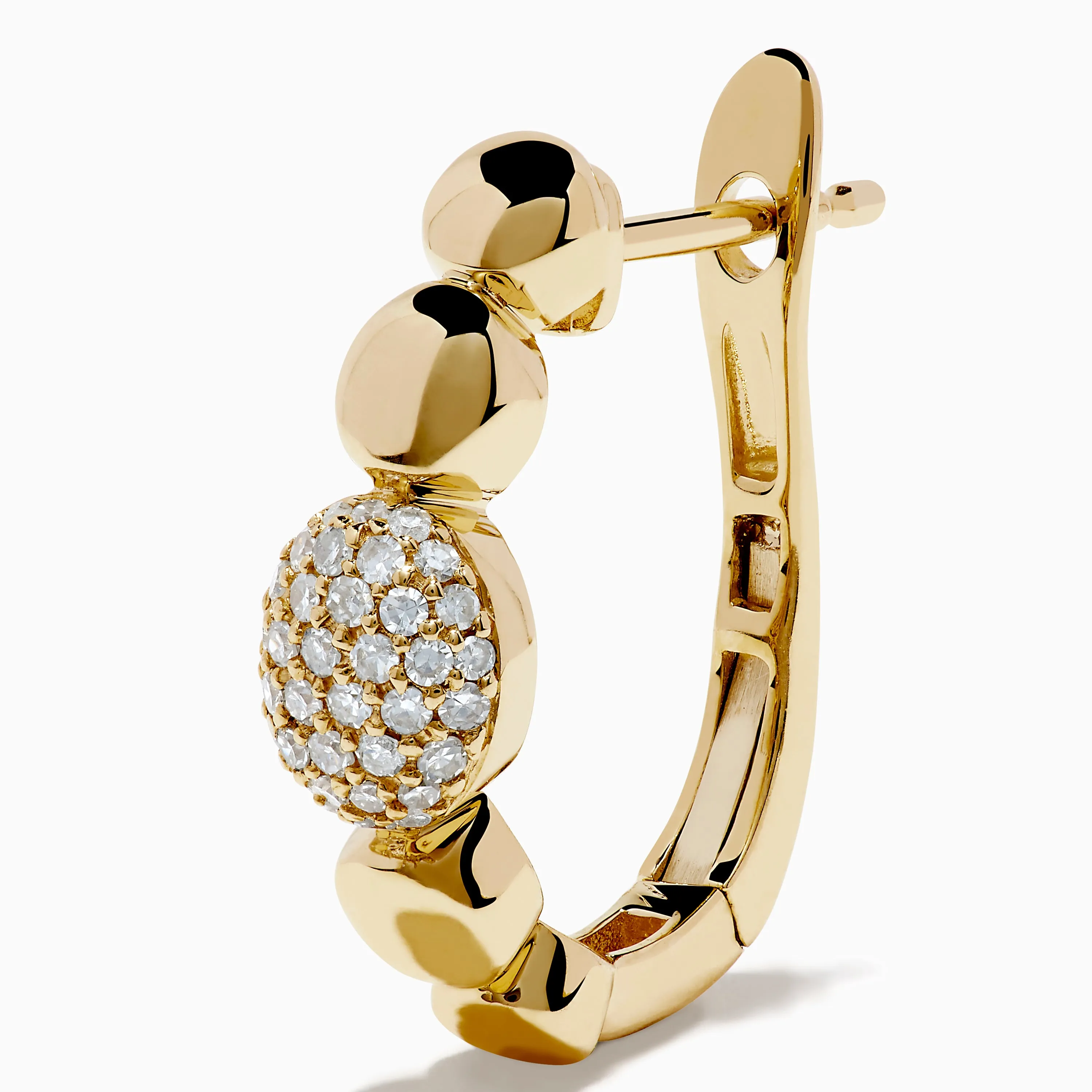 D'Oro 14K Yellow Gold Diamond Earrings sold by Effy product image thumbnail 2