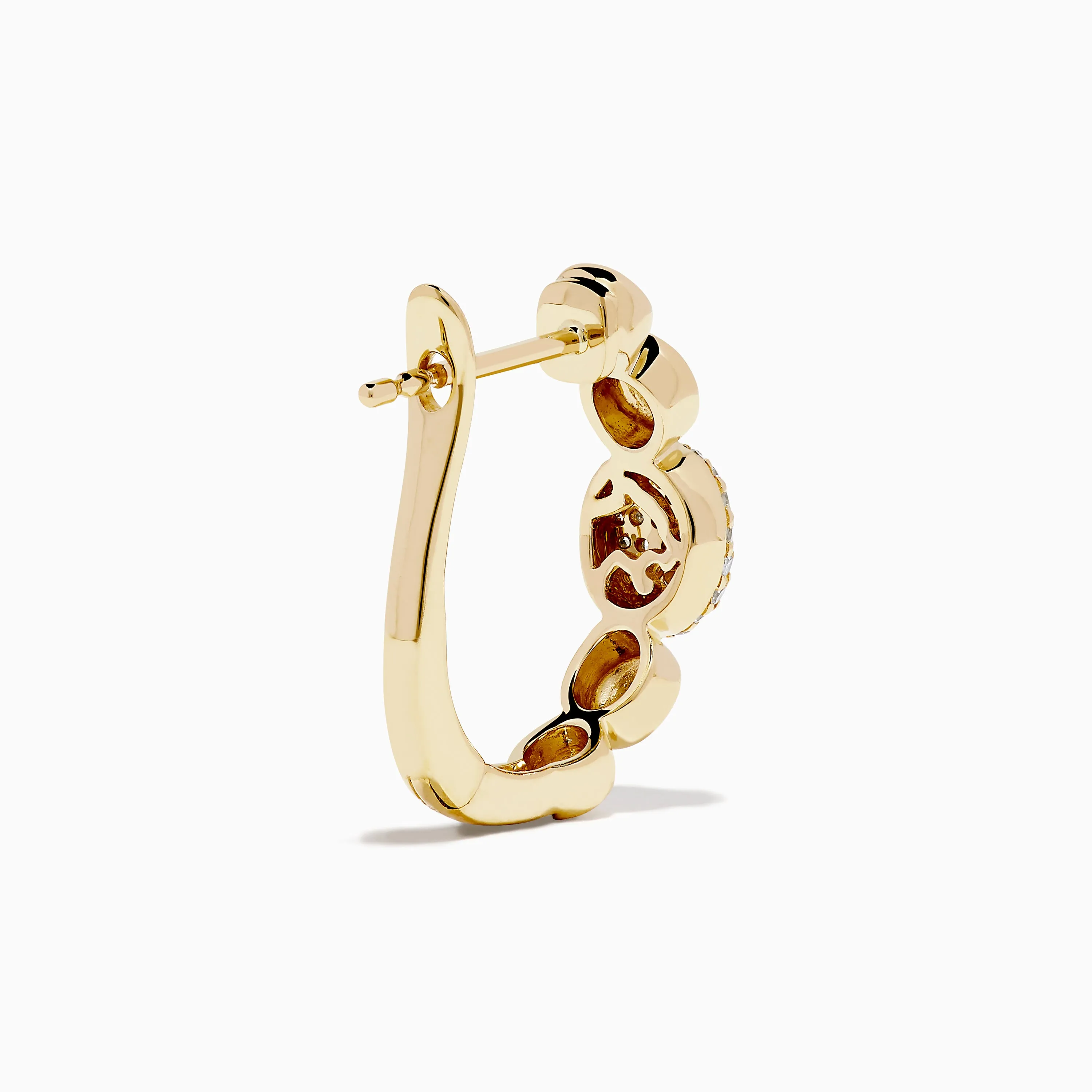 D'Oro 14K Yellow Gold Diamond Earrings sold by Effy product image thumbnail 4