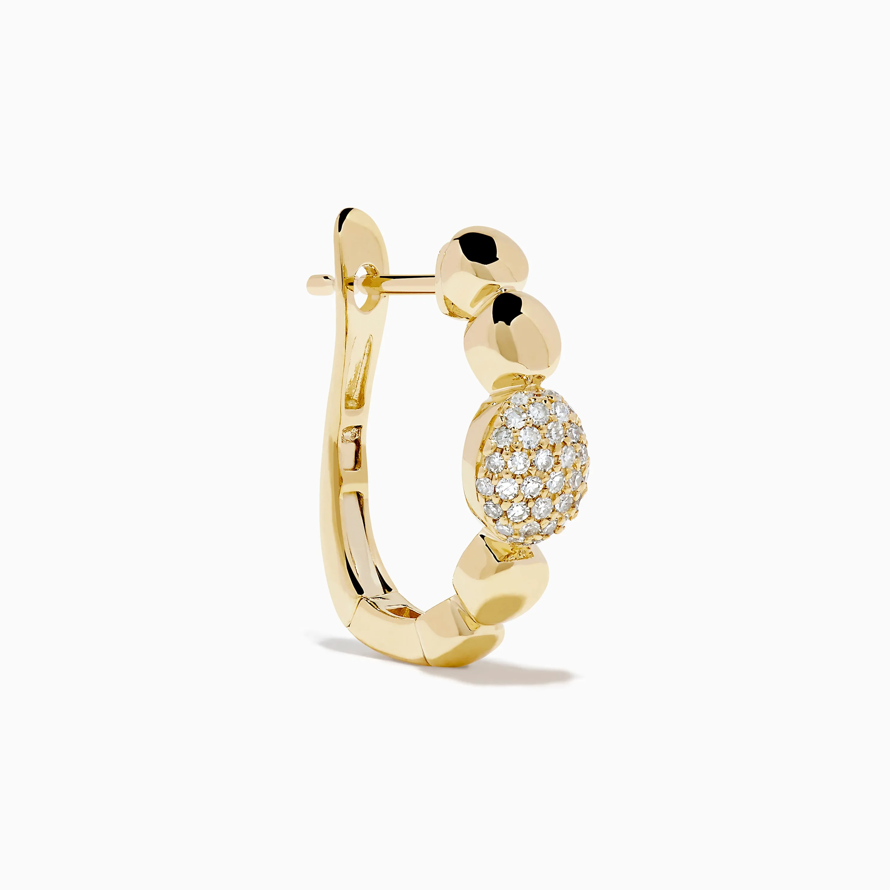 D'Oro 14K Yellow Gold Diamond Earrings sold by Effy product image thumbnail 3