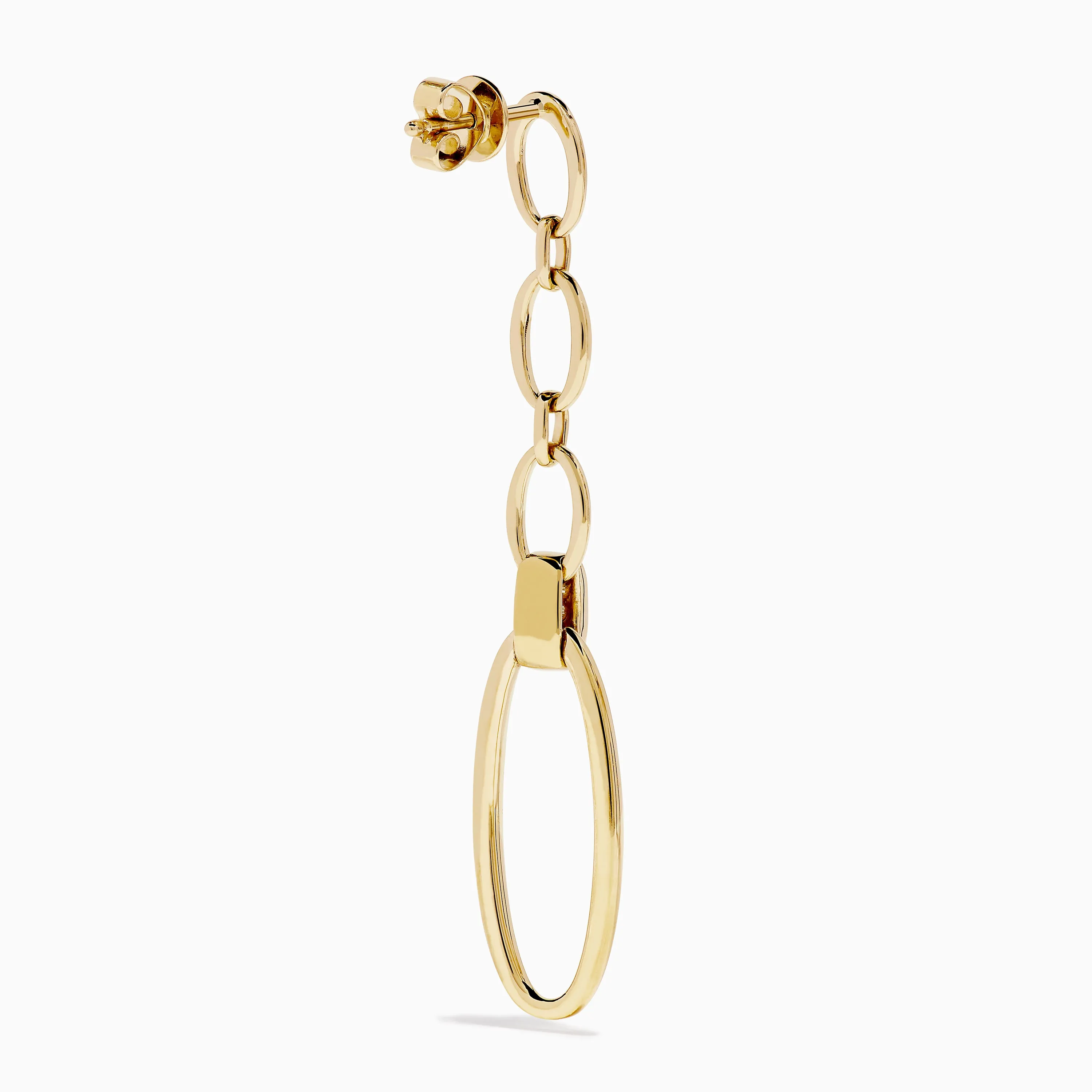 D'Oro 14K Yellow Gold Diamond Dangle Earrings sold by Effy product image thumbnail 4