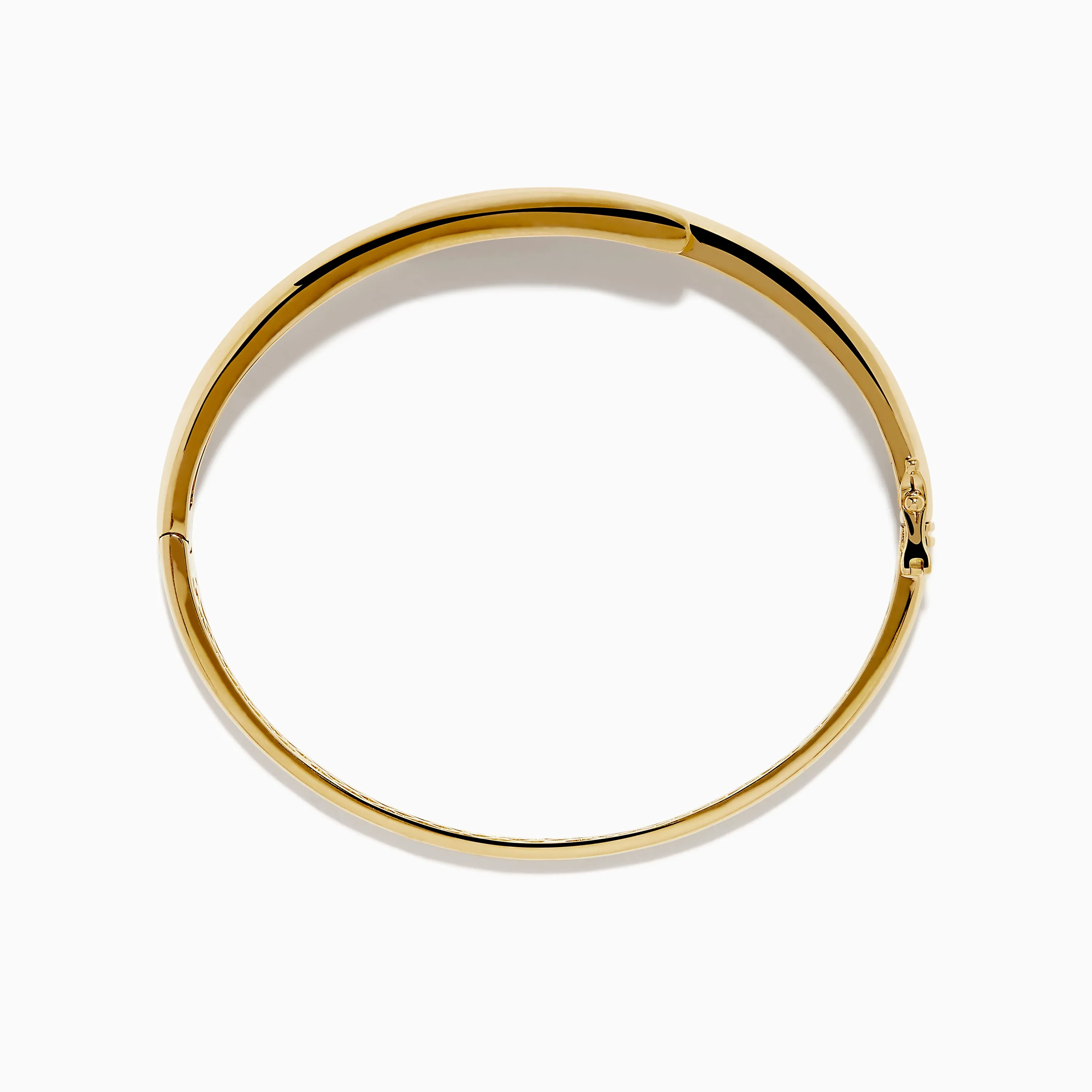 D'Oro 14K Yellow Gold Channel Set Diamond Bangle sold by Effy product image thumbnail 3