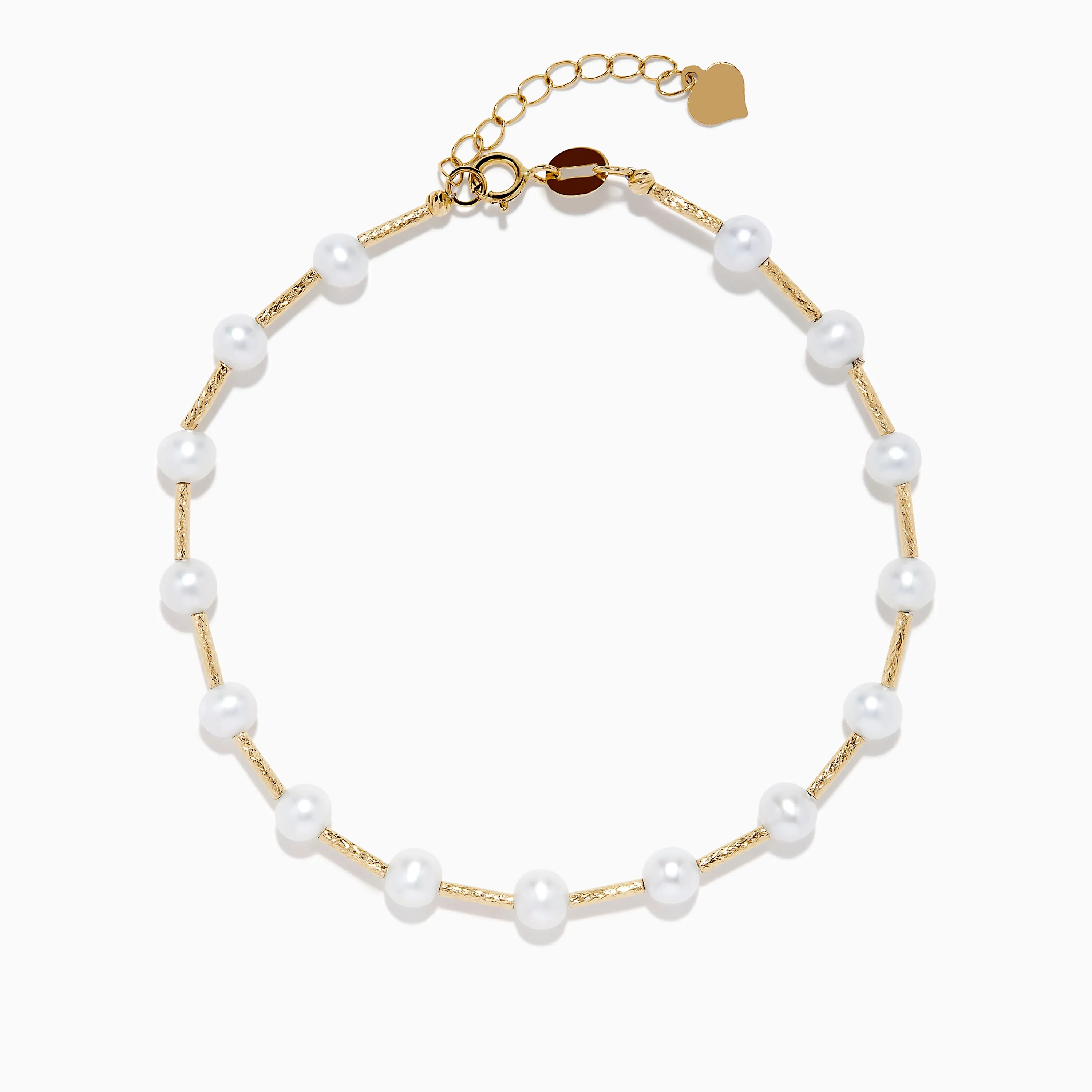 14K Yellow Gold Fresh Water Pearl Station Bracelet sold by Effy product image thumbnail 3