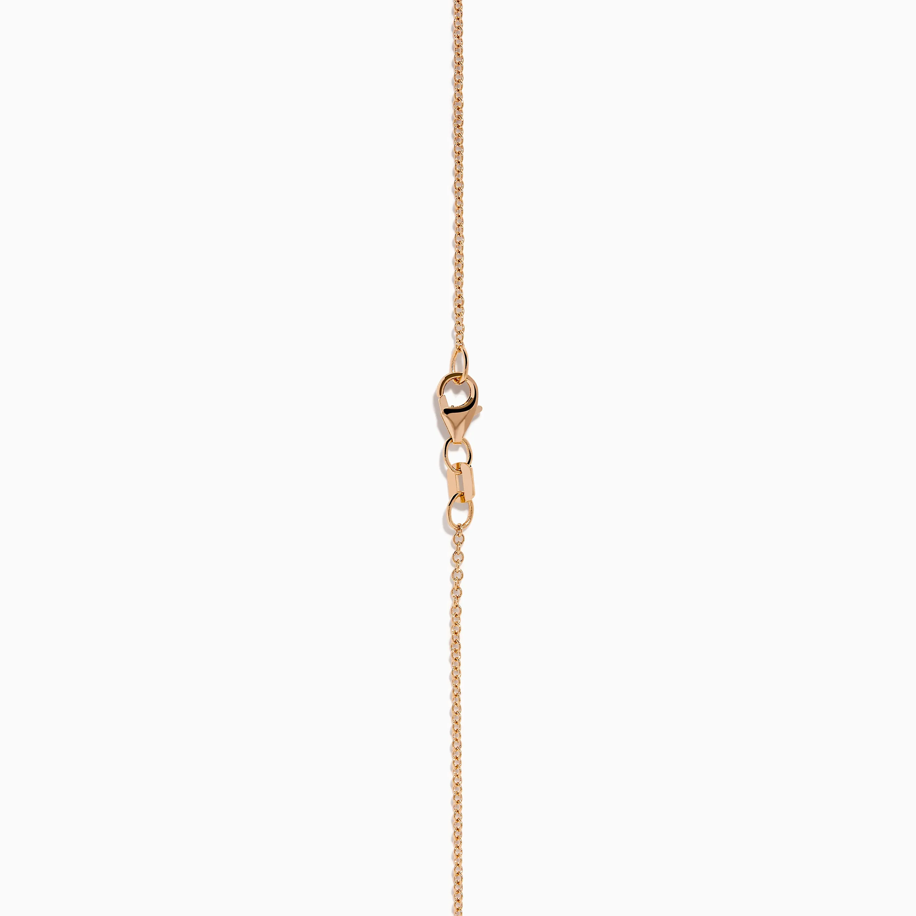 14K Two Tone Gold Morganite and Diamond Pendant sold by Effy product image thumbnail 4