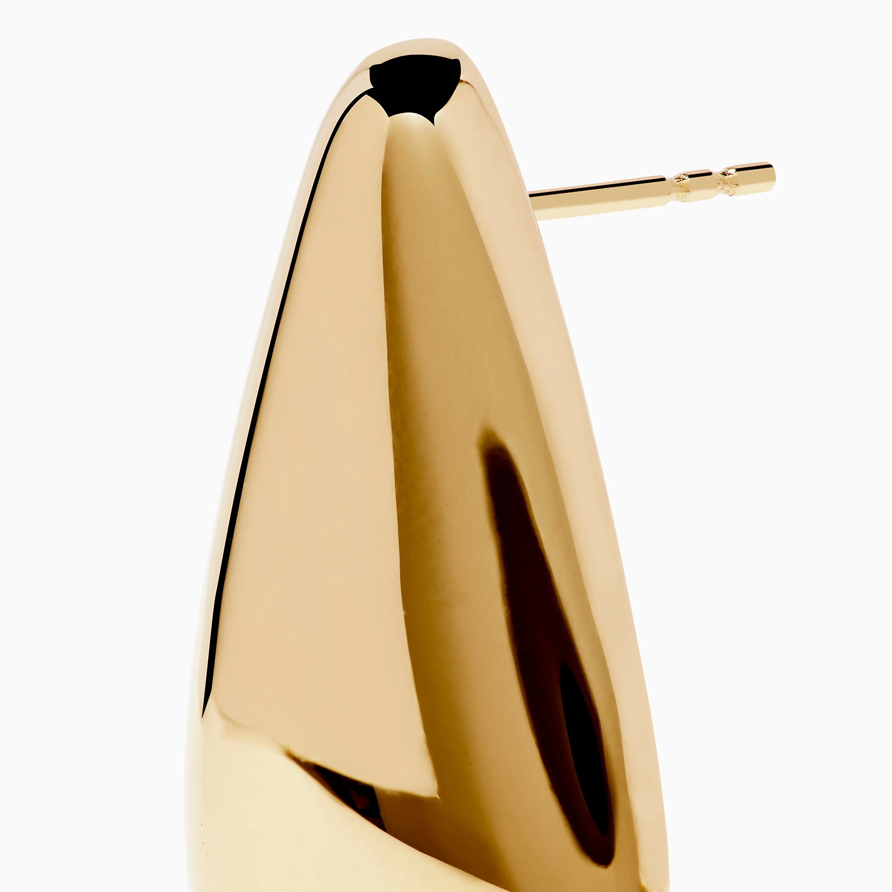 14K Yellow Gold Triangle Stud Earrings sold by Effy product image thumbnail 2