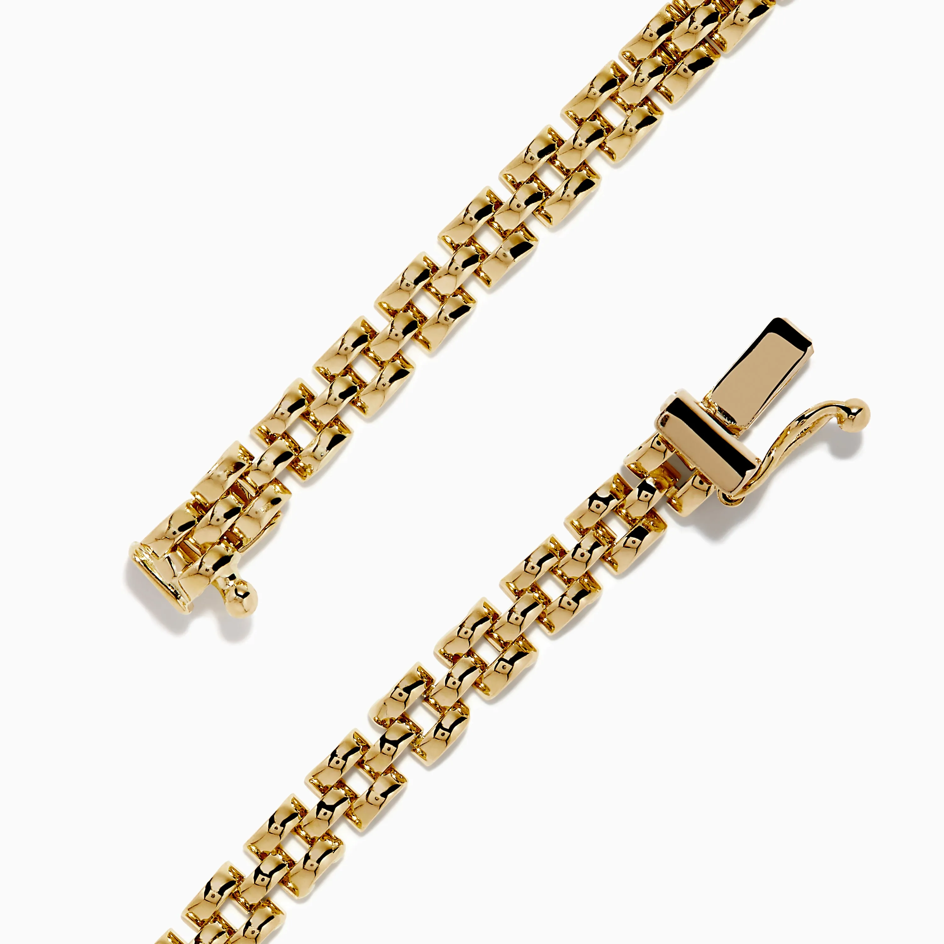 14K Yellow Gold Tanzanite and Diamond Chain Link Bracelet sold by Effy product image thumbnail 4