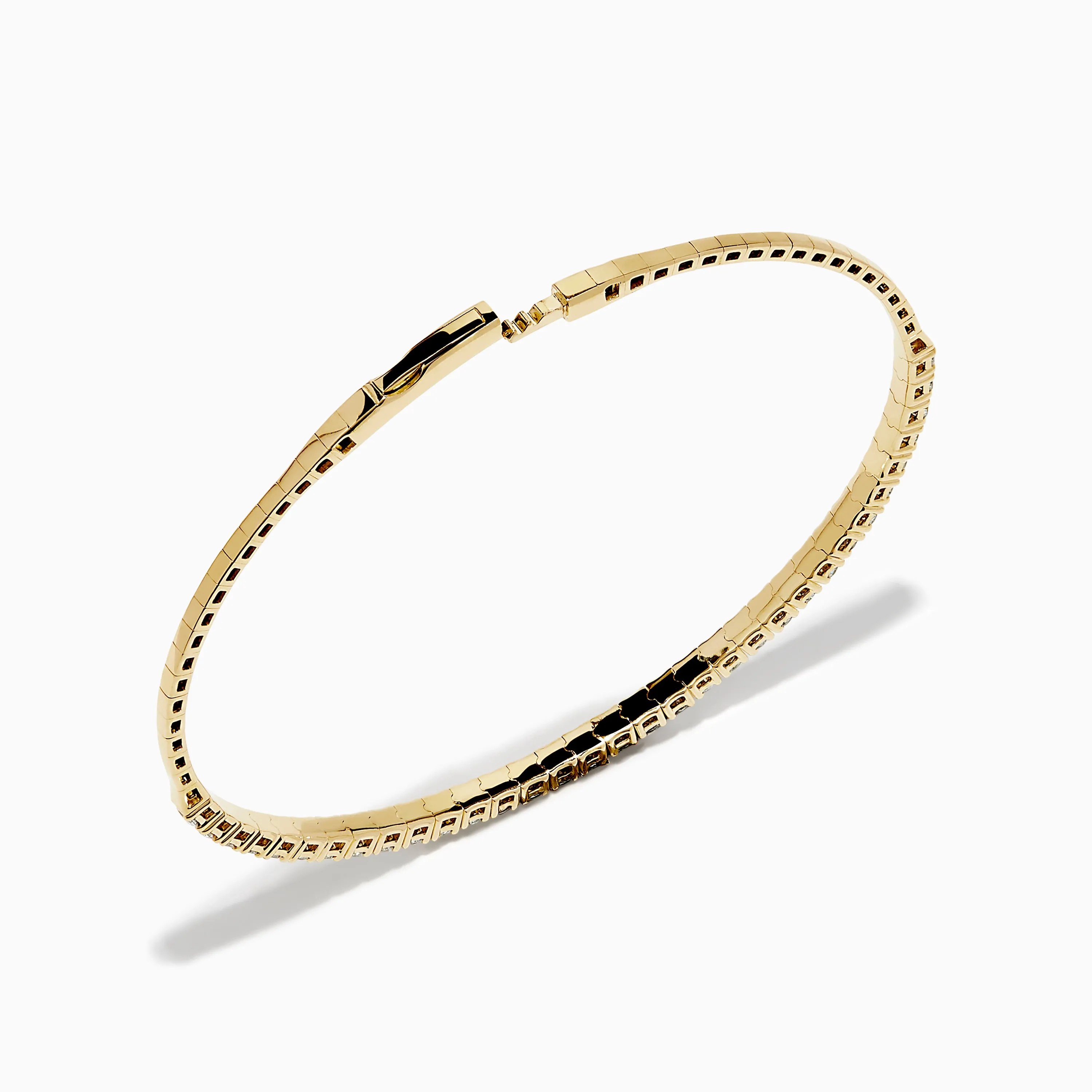 14K Yellow Gold Flexible Diamond Bracelet sold by Effy product image thumbnail 2