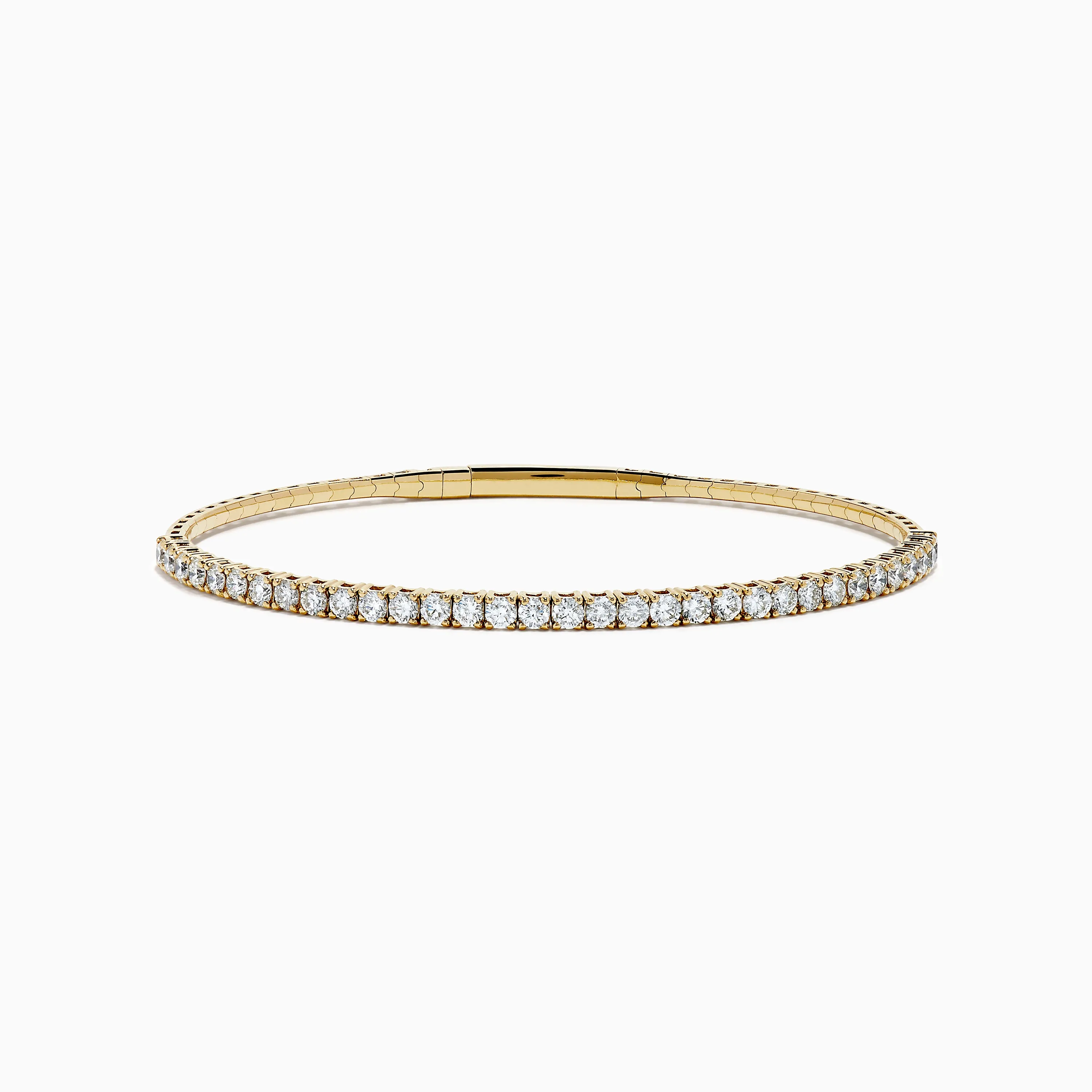 14K Yellow Gold Flexible Diamond Bracelet sold by Effy