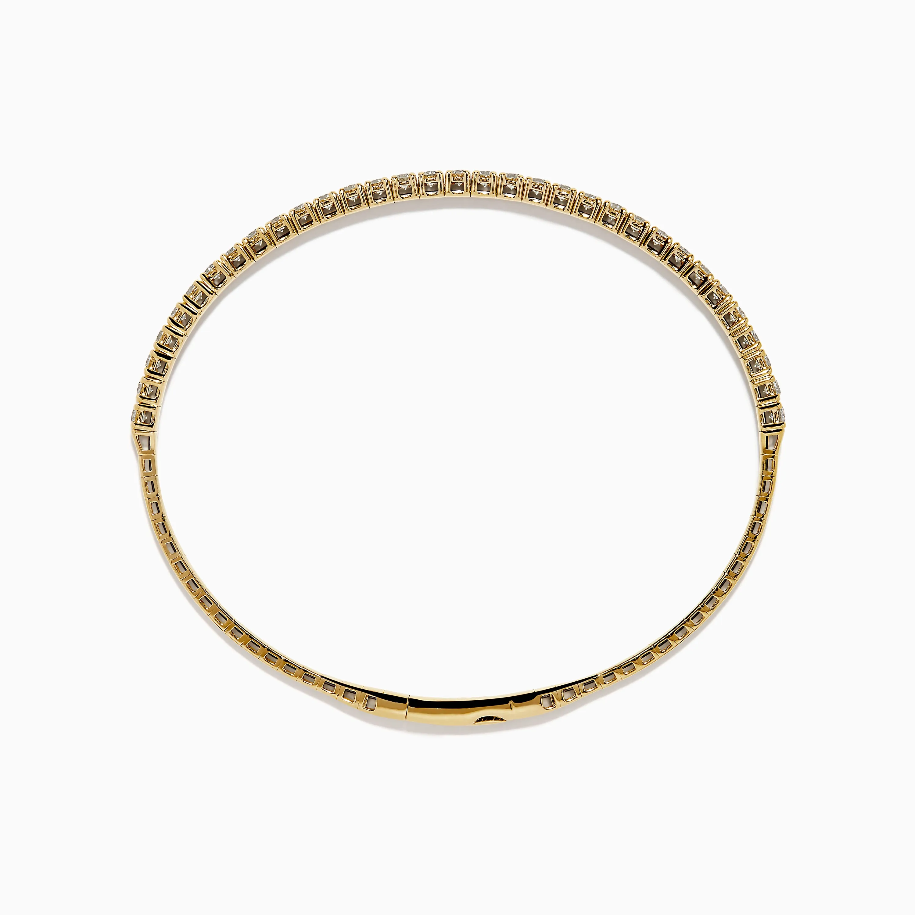 14K Yellow Gold Flexible Diamond Bracelet sold by Effy product image thumbnail 3