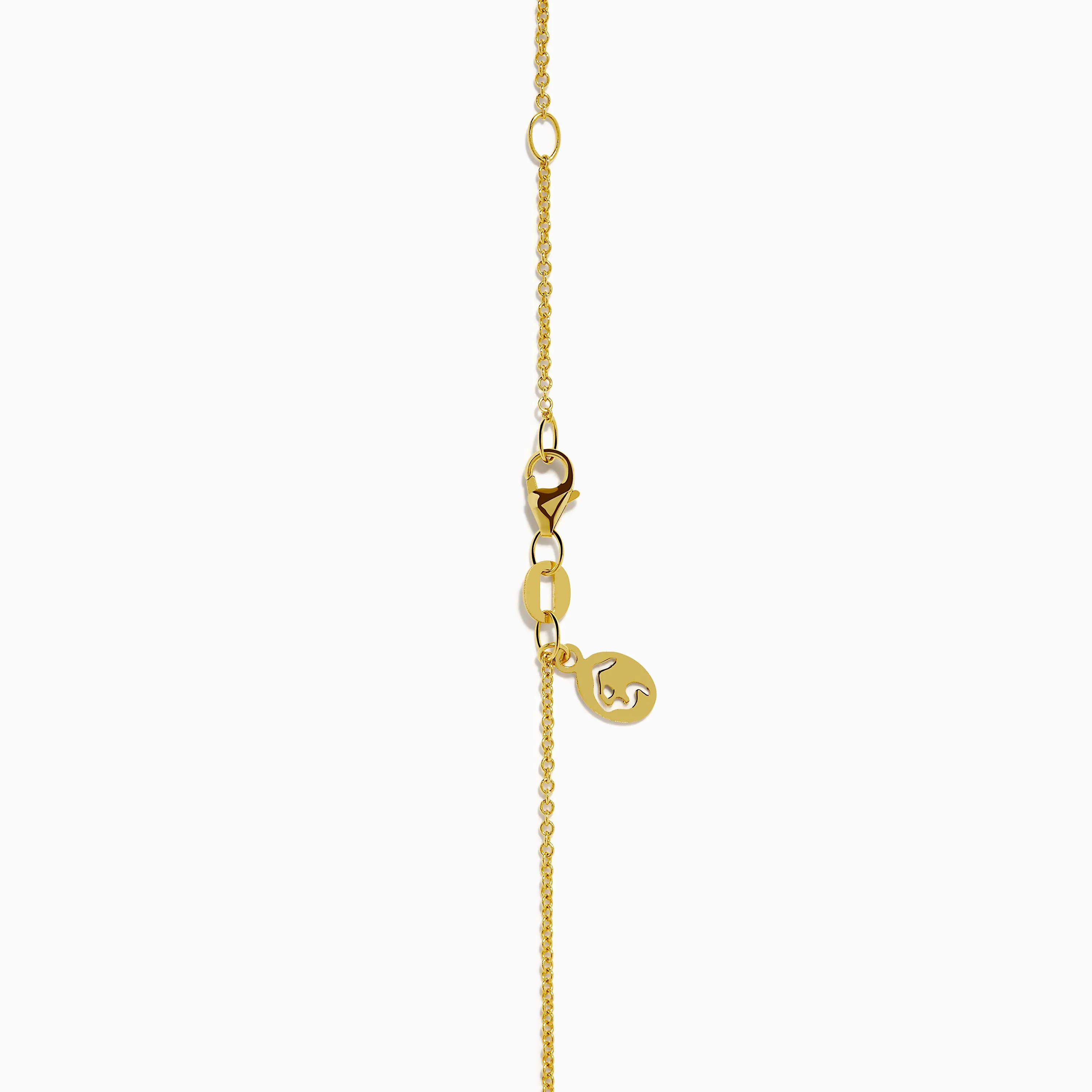 D'Oro 14K Yellow Gold Diamond Circle Pendant sold by Effy product image thumbnail 4