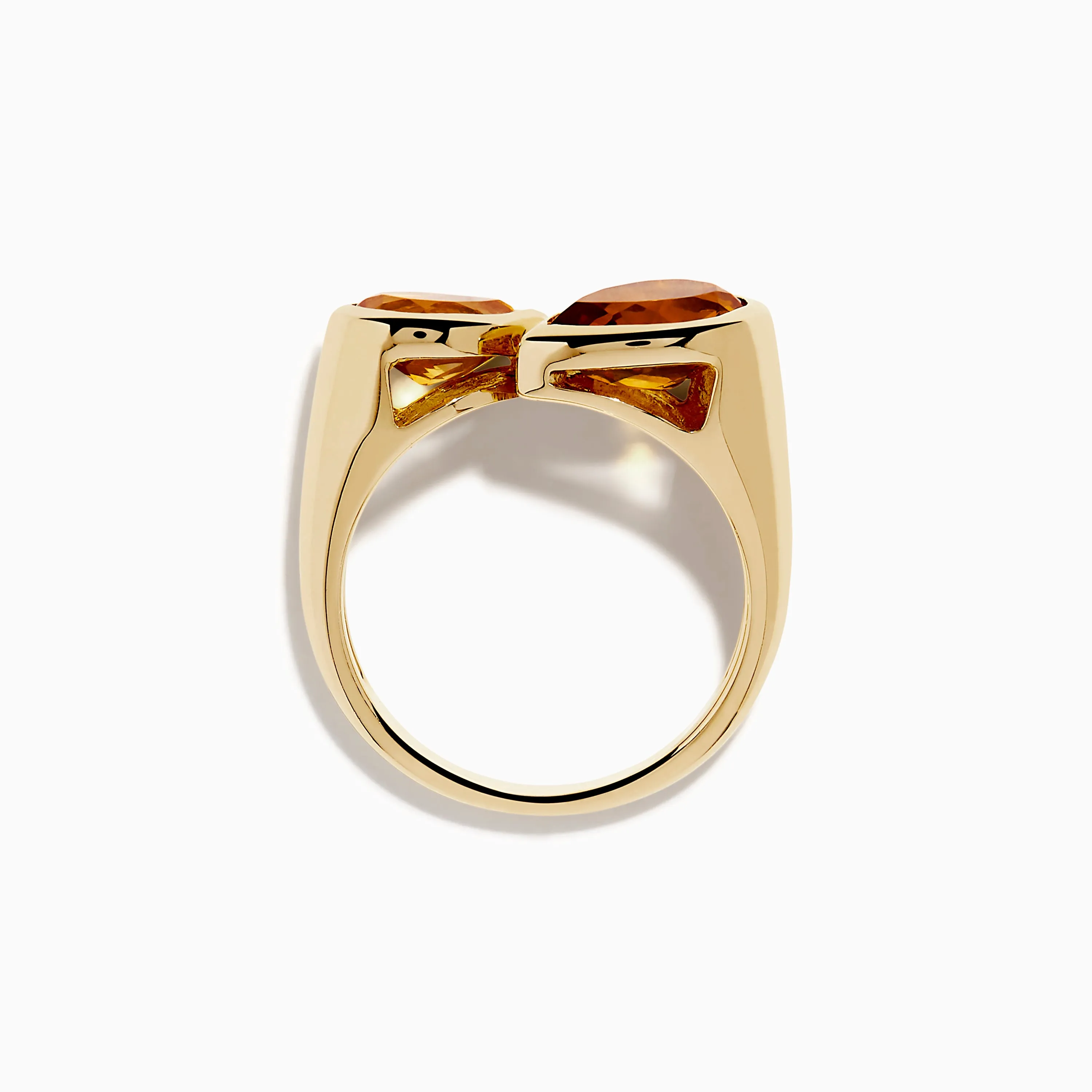 Sunset 14K Yellow Gold Citrine Bypass Ring sold by Effy product image thumbnail 3