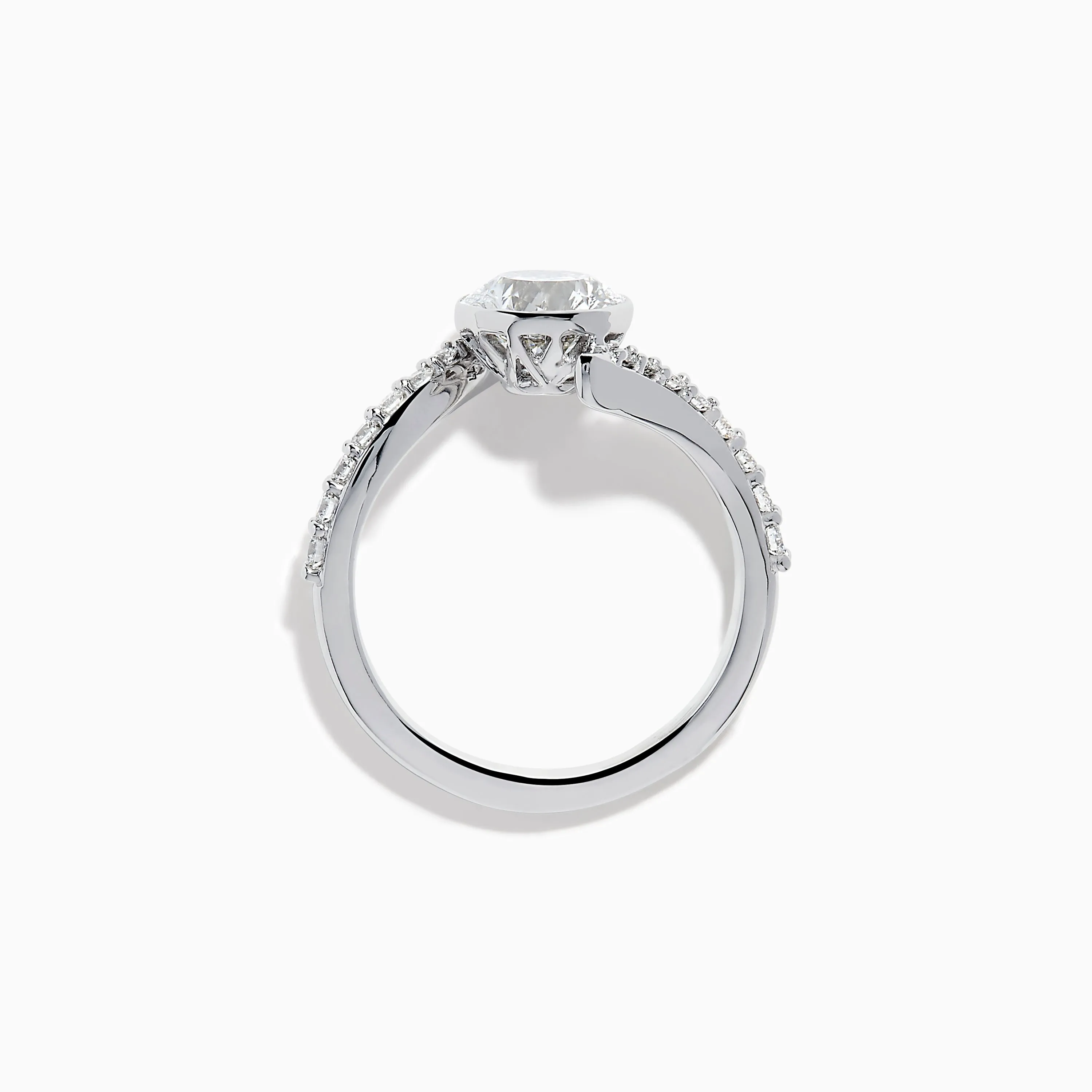 Star Lab Grown Diamond Connect Ring in 18K White Gold sold by Effy product image thumbnail 3