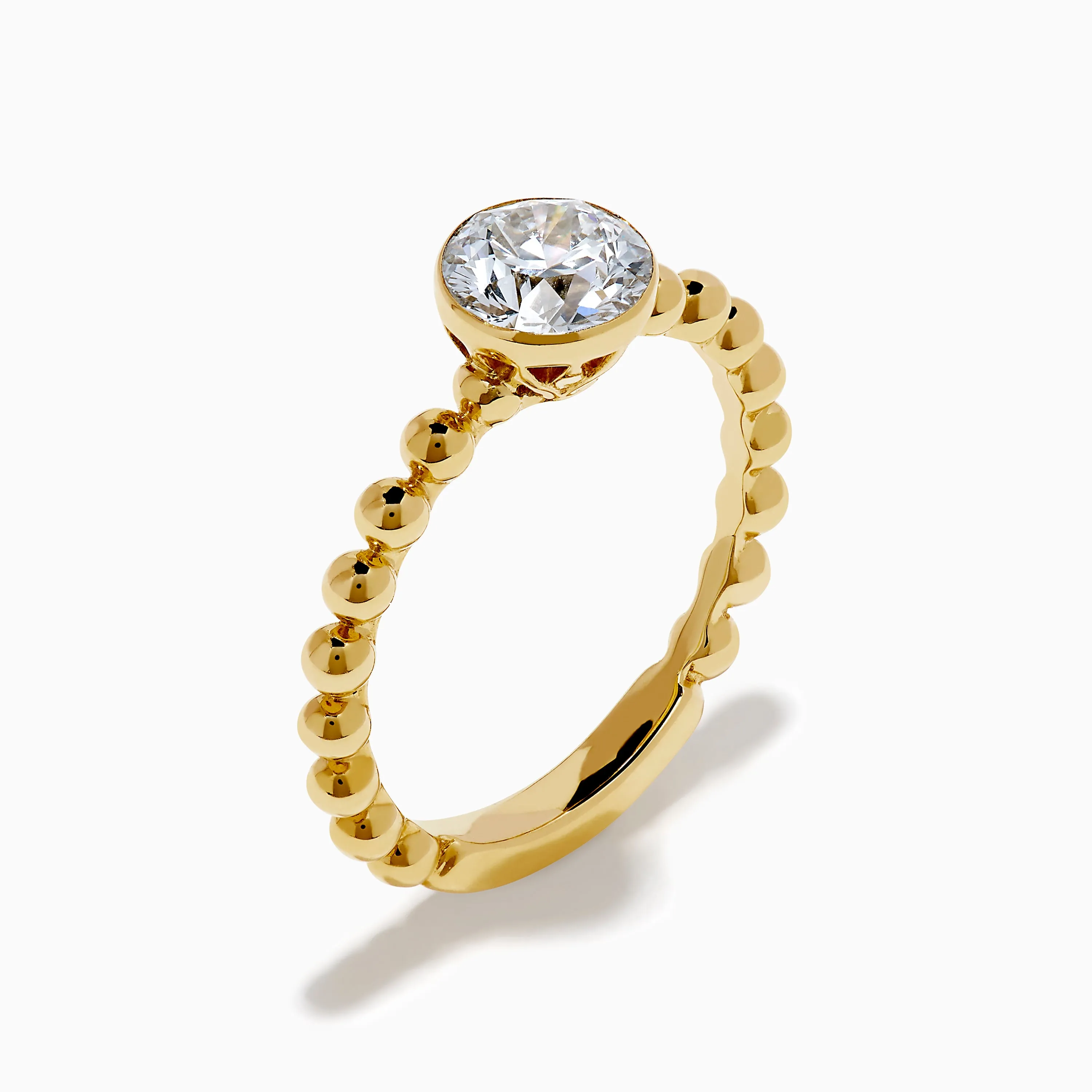 Star Lab Grown Diamond Moderne Ring in 18K Yellow Gold sold by Effy product image thumbnail 4