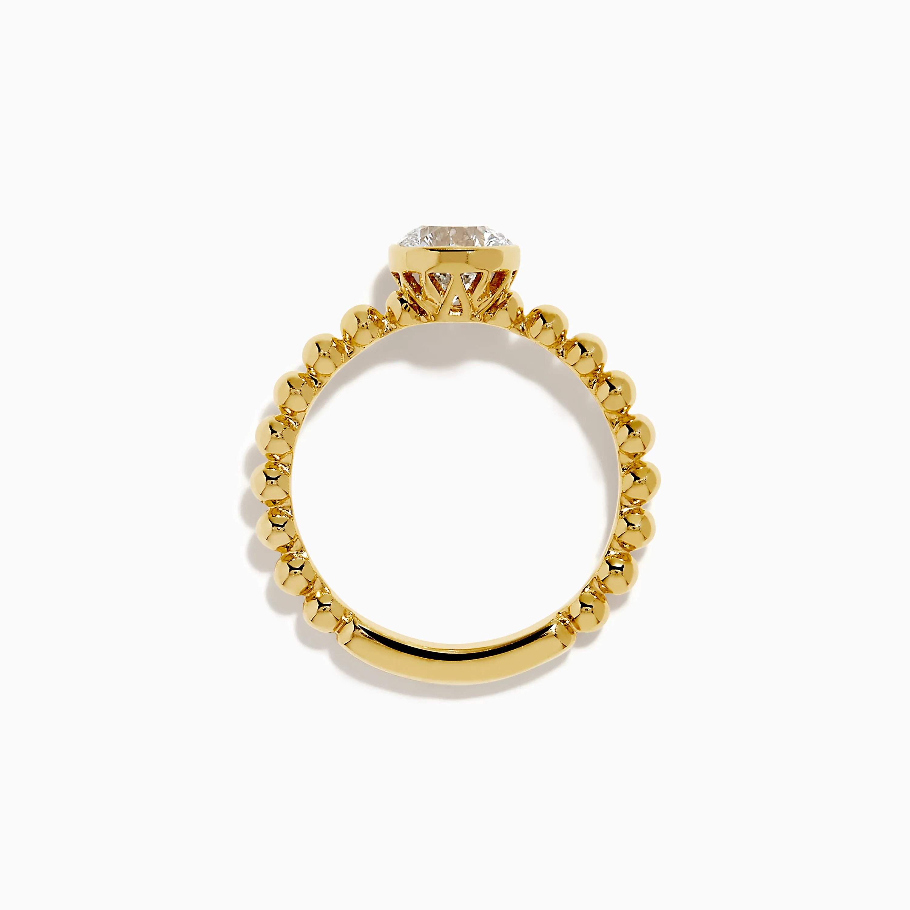 Star Lab Grown Diamond Moderne Ring in 18K Yellow Gold sold by Effy product image thumbnail 3