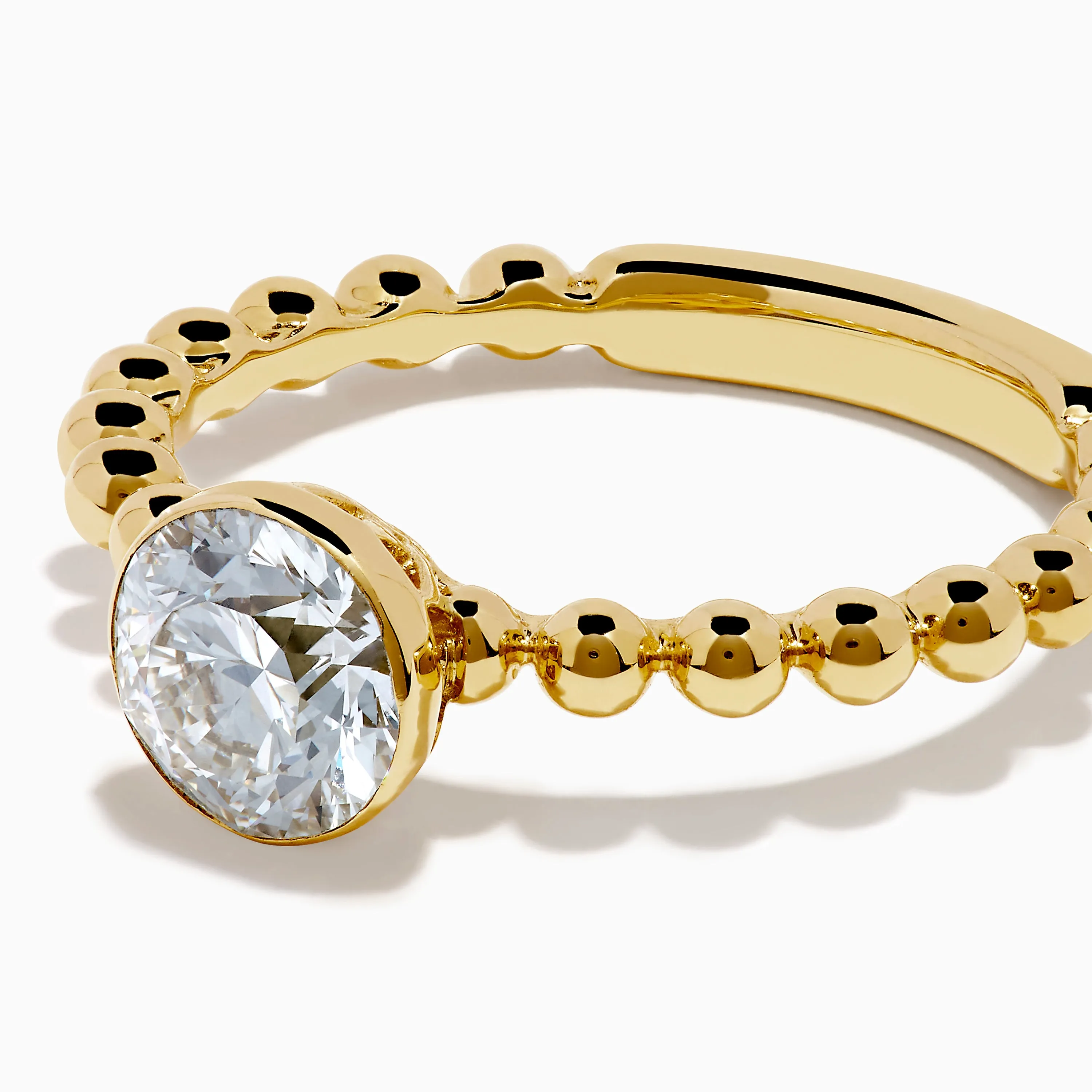 Star Lab Grown Diamond Moderne Ring in 18K Yellow Gold sold by Effy product image thumbnail 2